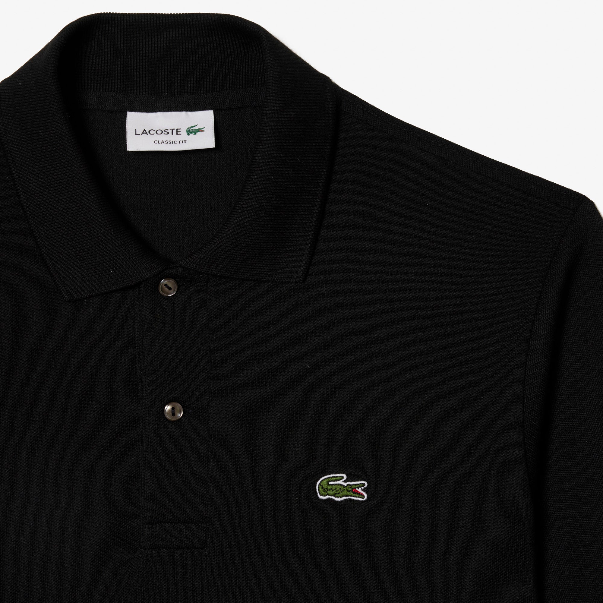 Polo 12.12 con Logo Lacoste / Nero - Ideal Moda