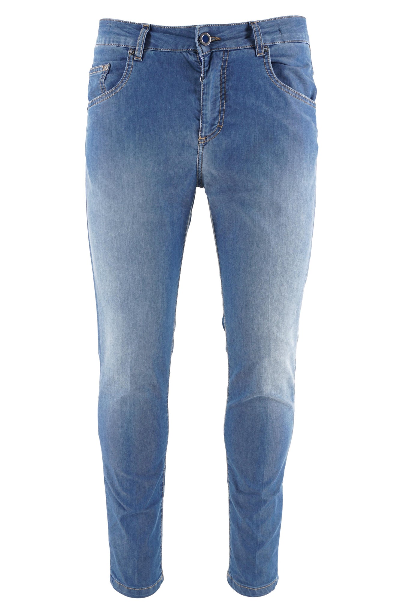 Jeans Uomo Gilbert - Gabardine Stretch, Taglie Pari, Classic Fit, Vita Media - Foto 10