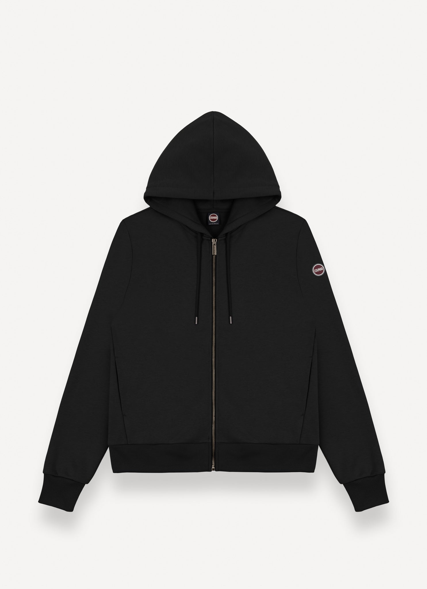 Felpa con Cappuccio e Zip / Nero