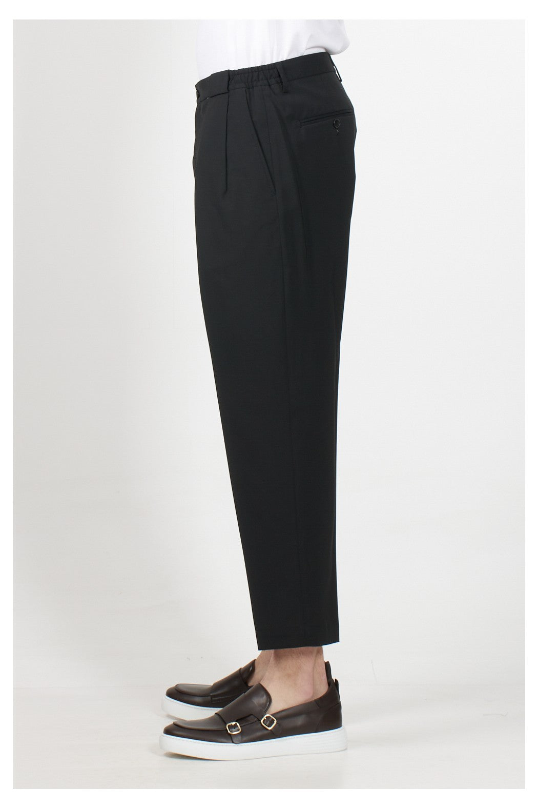 Pantalone Modello Portobello / Nero - Ideal Moda