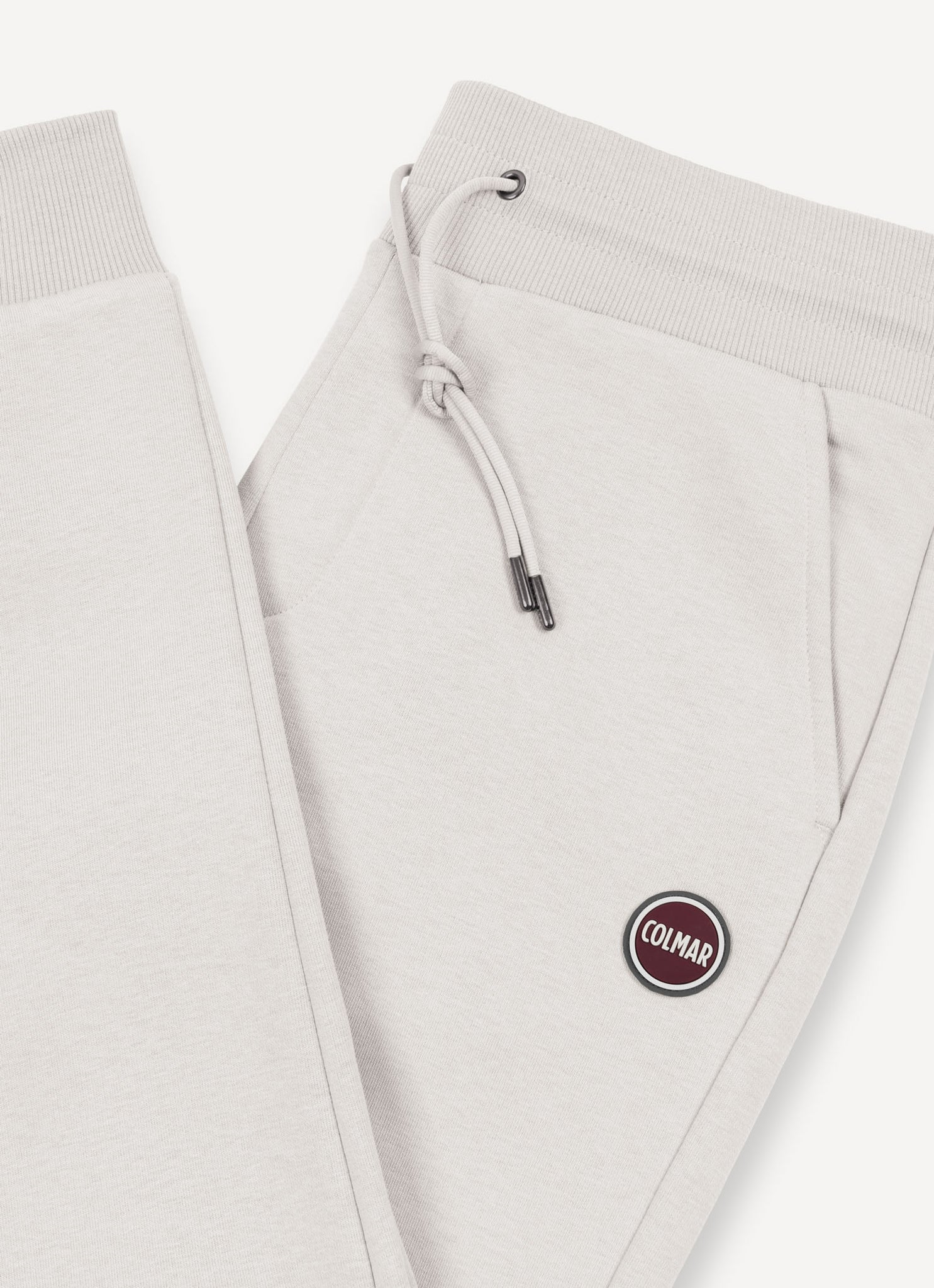 Pantalone in Felpa con Logo / Bianco - Ideal Moda