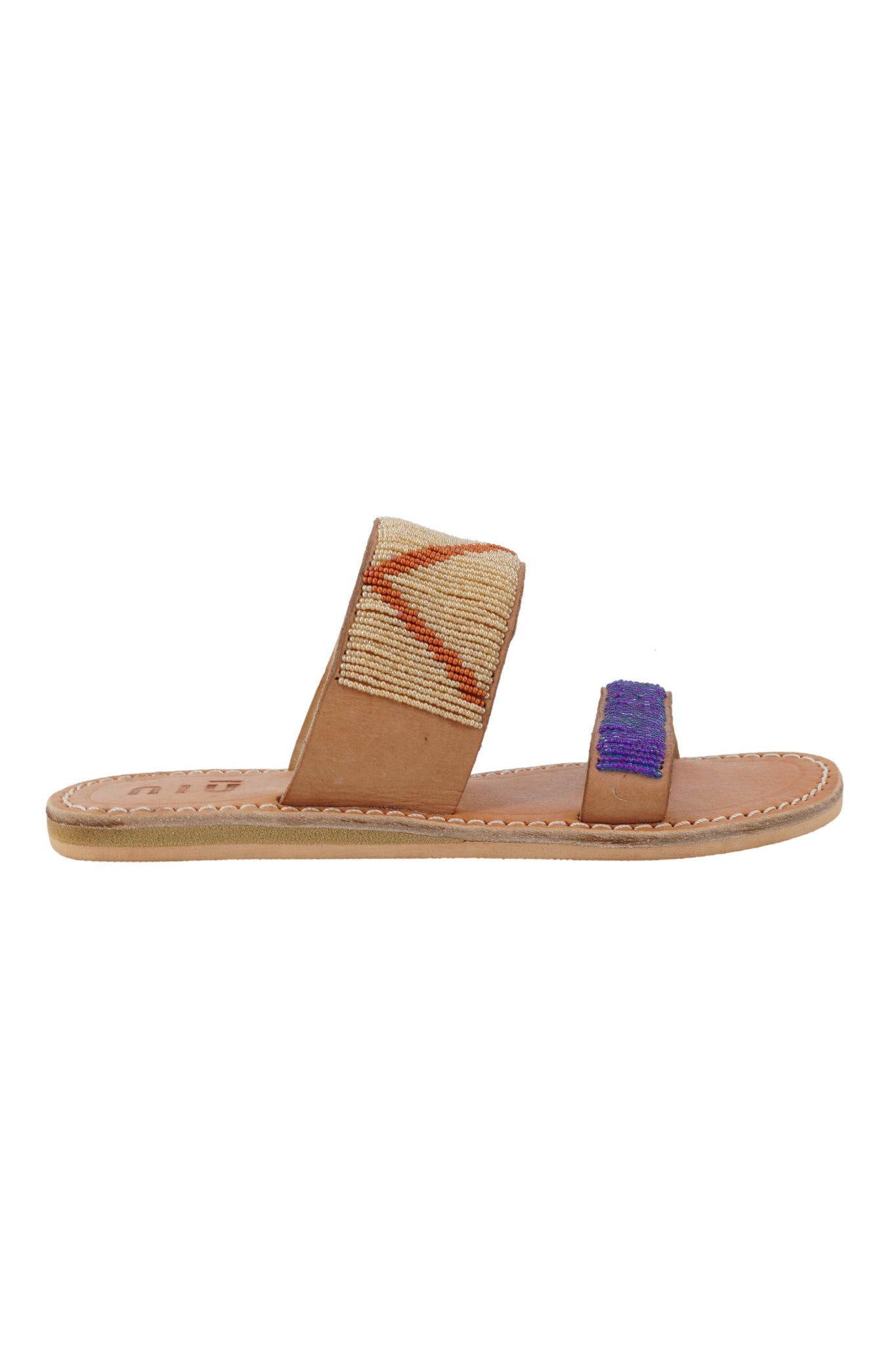 Sandalo con Dettaglio Applicazioni / Beige - Ideal Moda