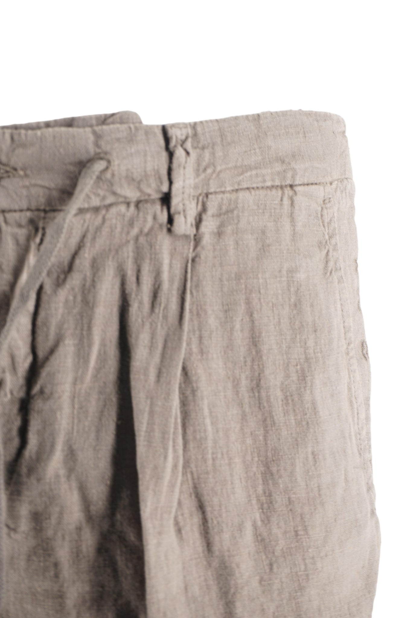 Pantaloncino in Lino Modello Coachbe / Marrone - Ideal Moda