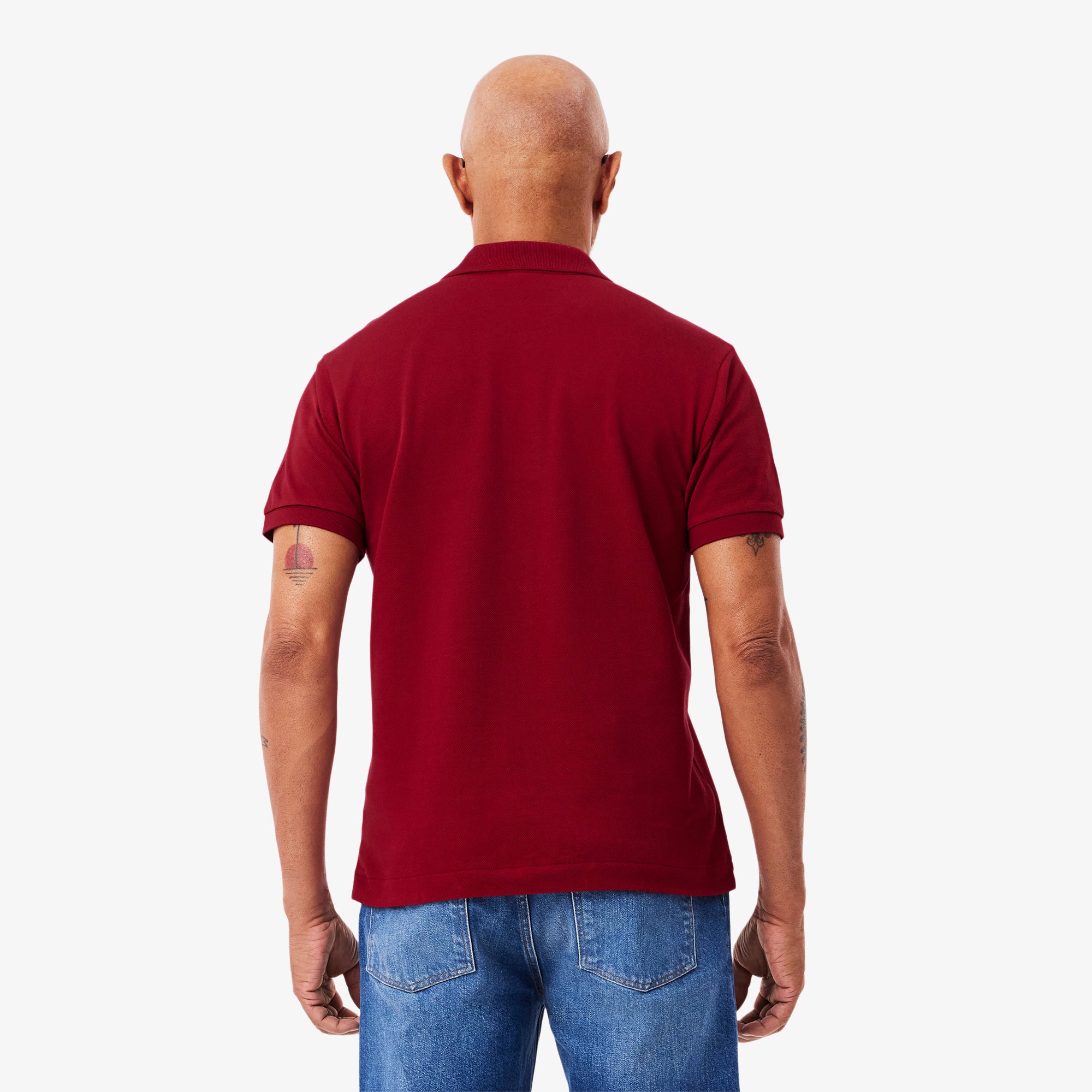 Polo 12.12 con Logo Lacoste / Bordeaux - Ideal Moda