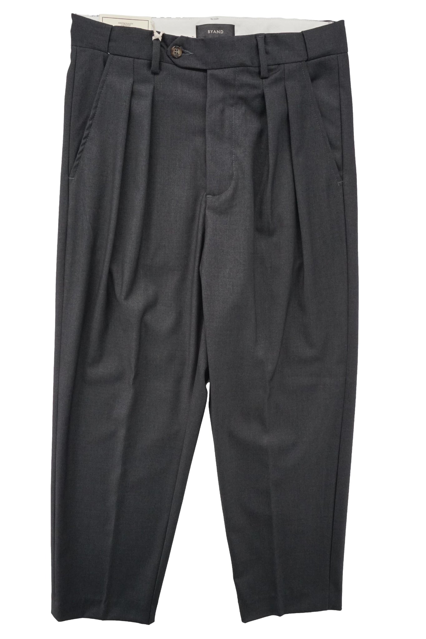 Pantalone Ricardo con Doppia Pinces / Grigio - Ideal Moda