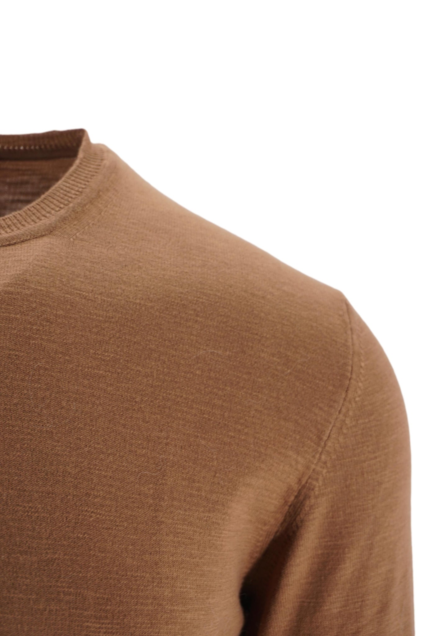 T-Shirt in Cotone Fiammato Finezza 14 / Tortora - Ideal Moda