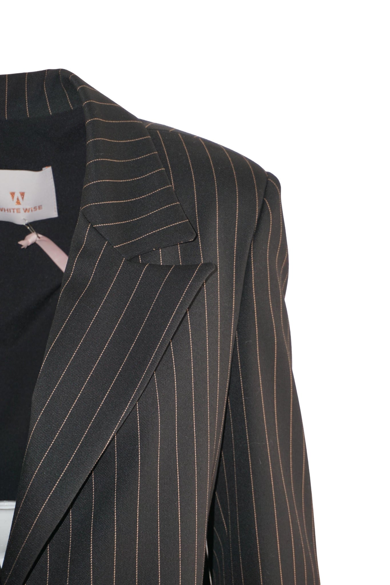 Giacca Monopetto con Fantasia / Nero - Ideal Moda