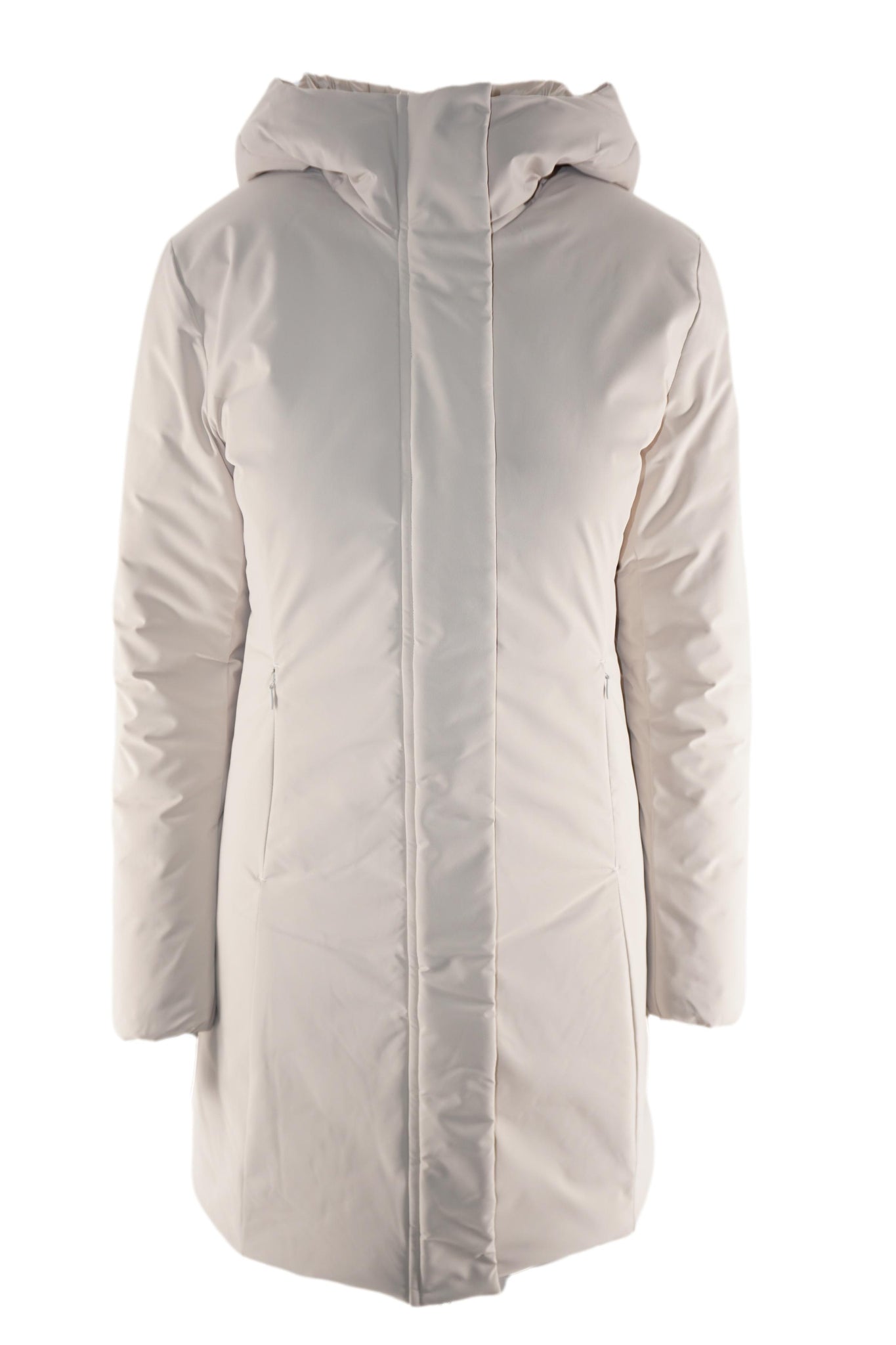 Giubbino Lungo in Softshell / Beige - Ideal Moda
