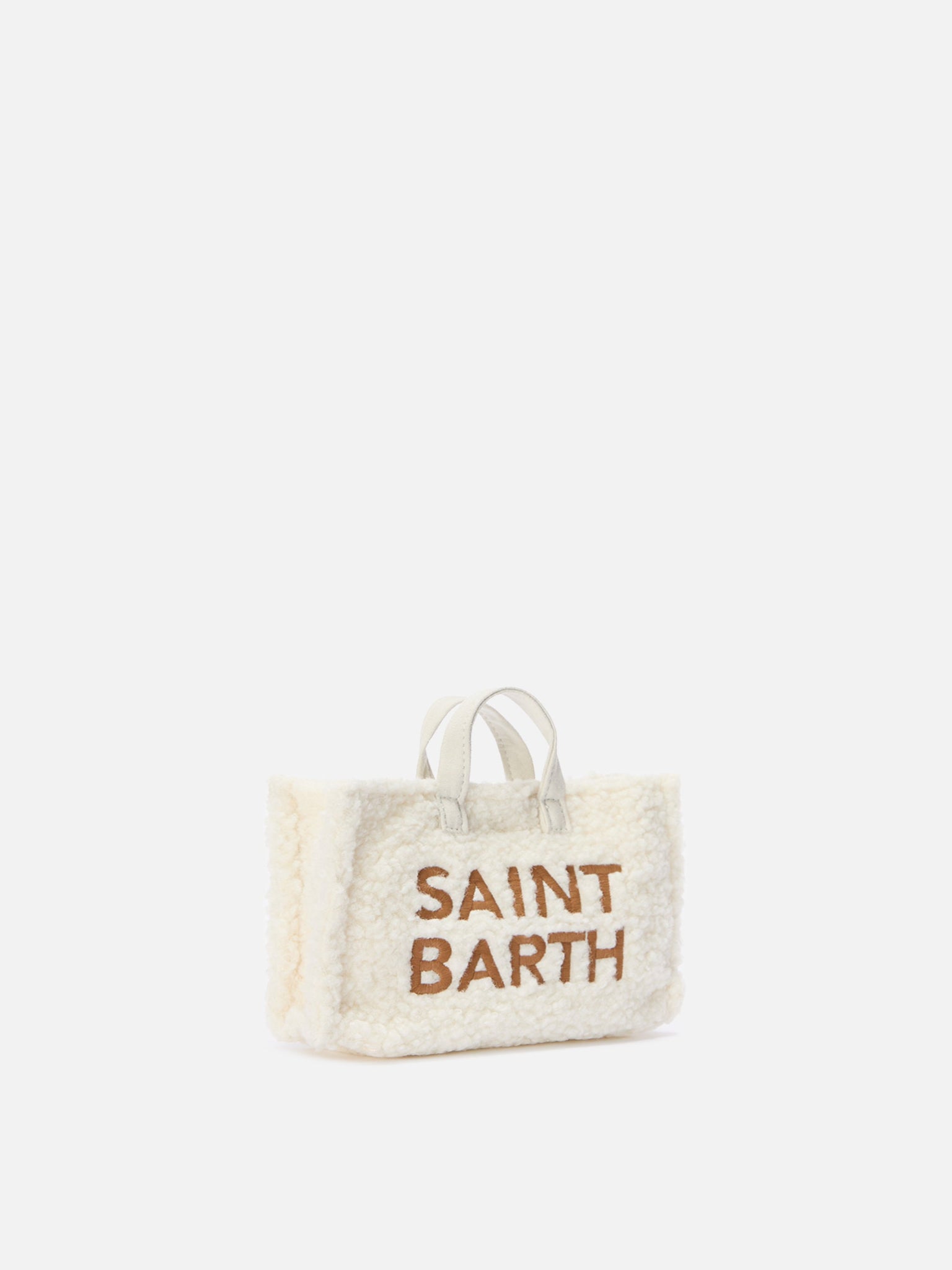 Mini Borsa Porta Telefono con Logo / Bianco