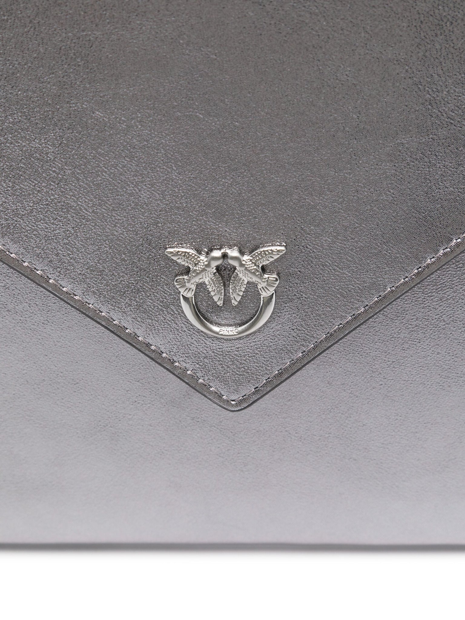 Clutch Flat Purse / Argento - Ideal Moda