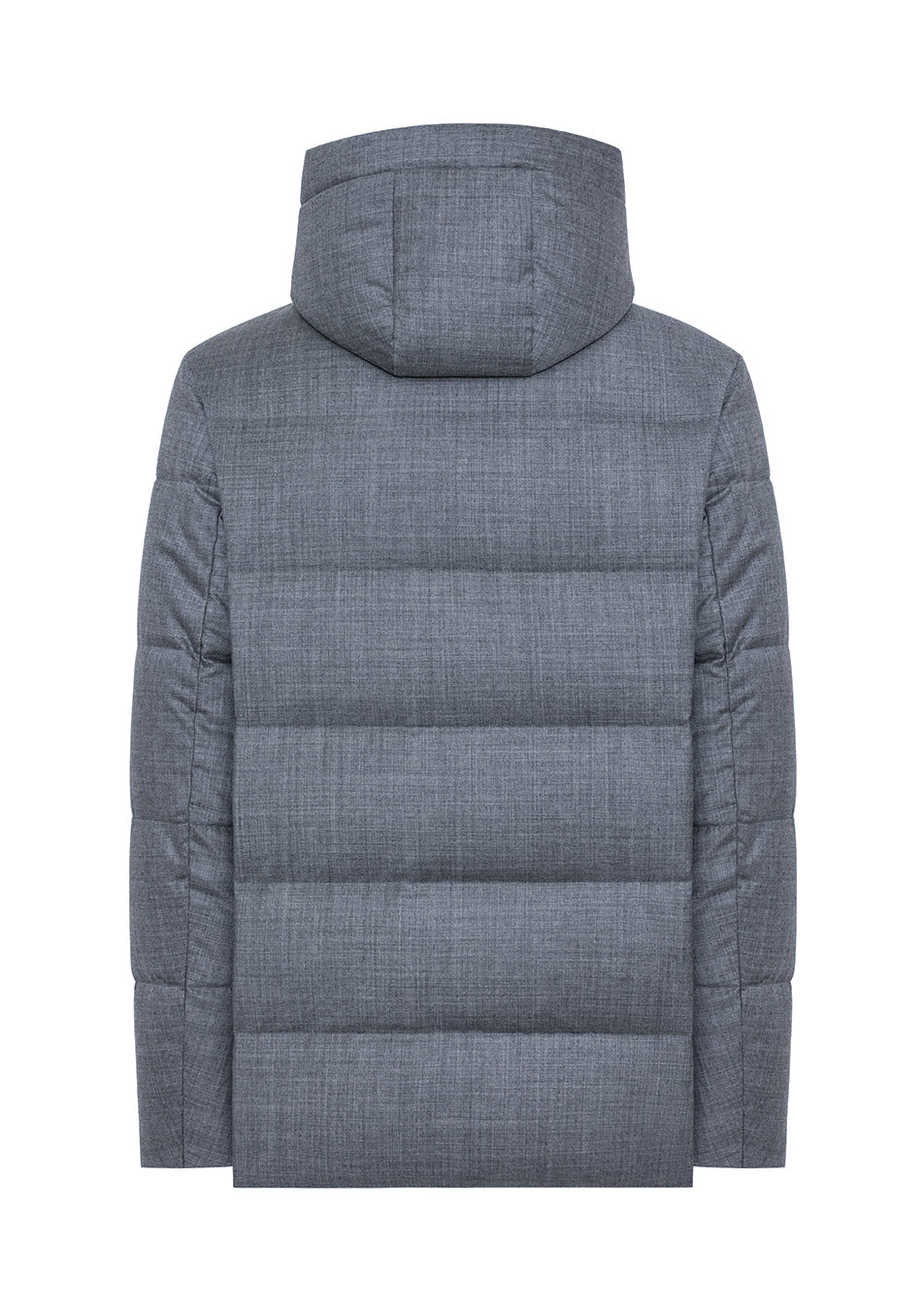 Giubbino Trapuntato in Pura lana / Grigio - Ideal Moda
