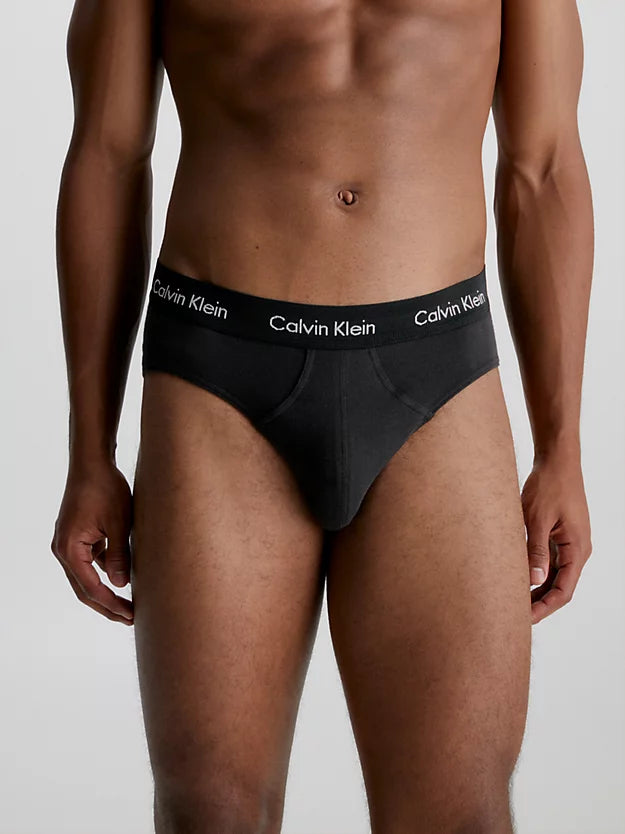 Slip con Logo in Confezione da 3 / Nero - Ideal Moda