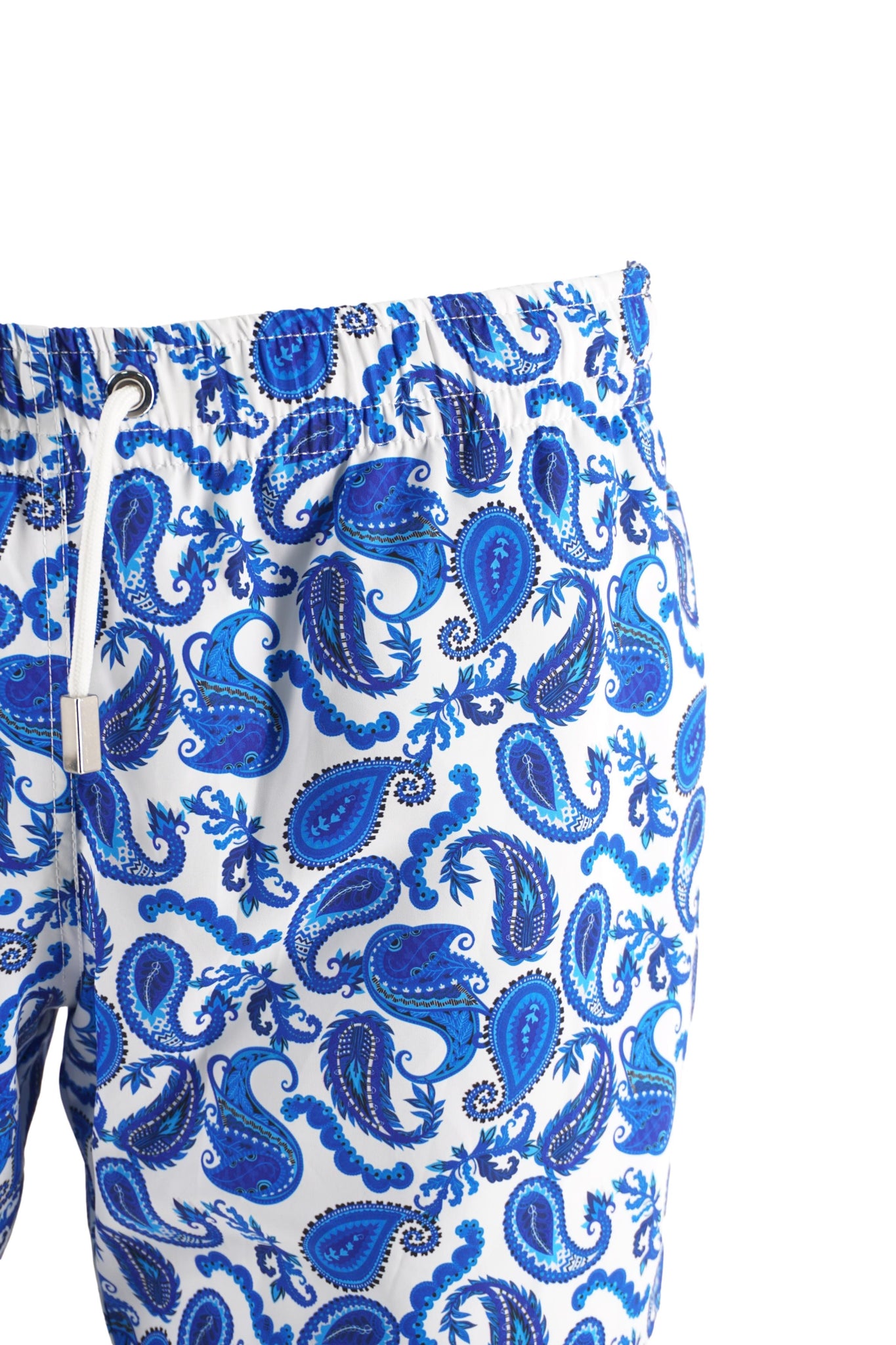 Costume da Mare con Fantasia / Celeste - Ideal Moda