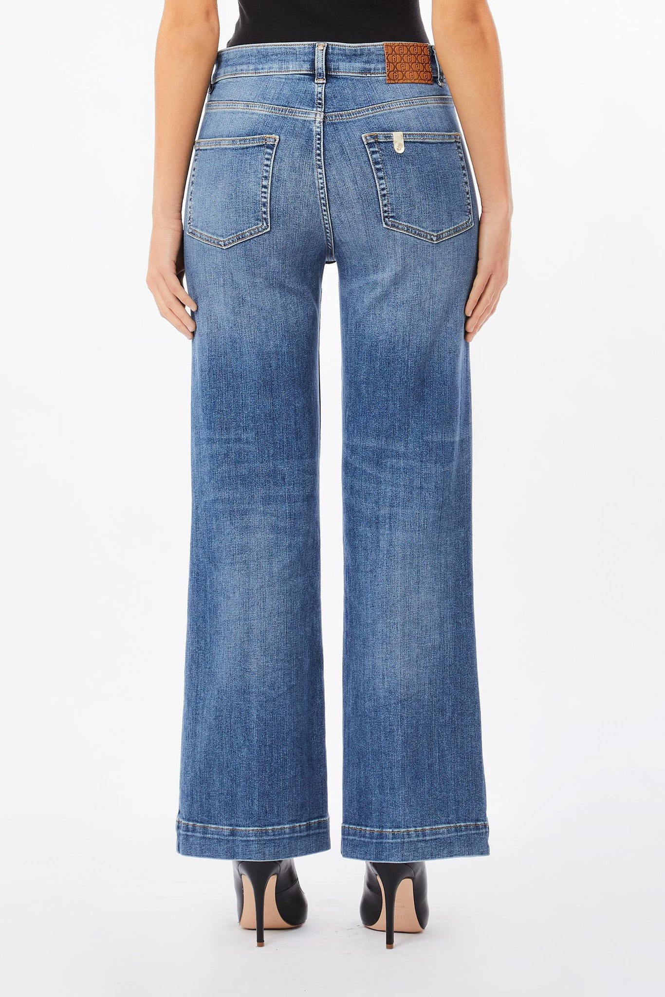 Jeans Bootcut in Cotone / Jeans