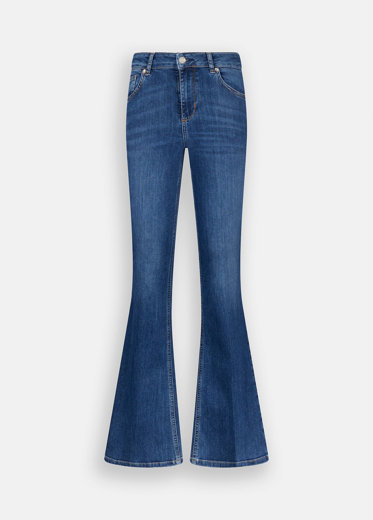 Jeans Flare a Vita Alta / Jeans - Ideal Moda
