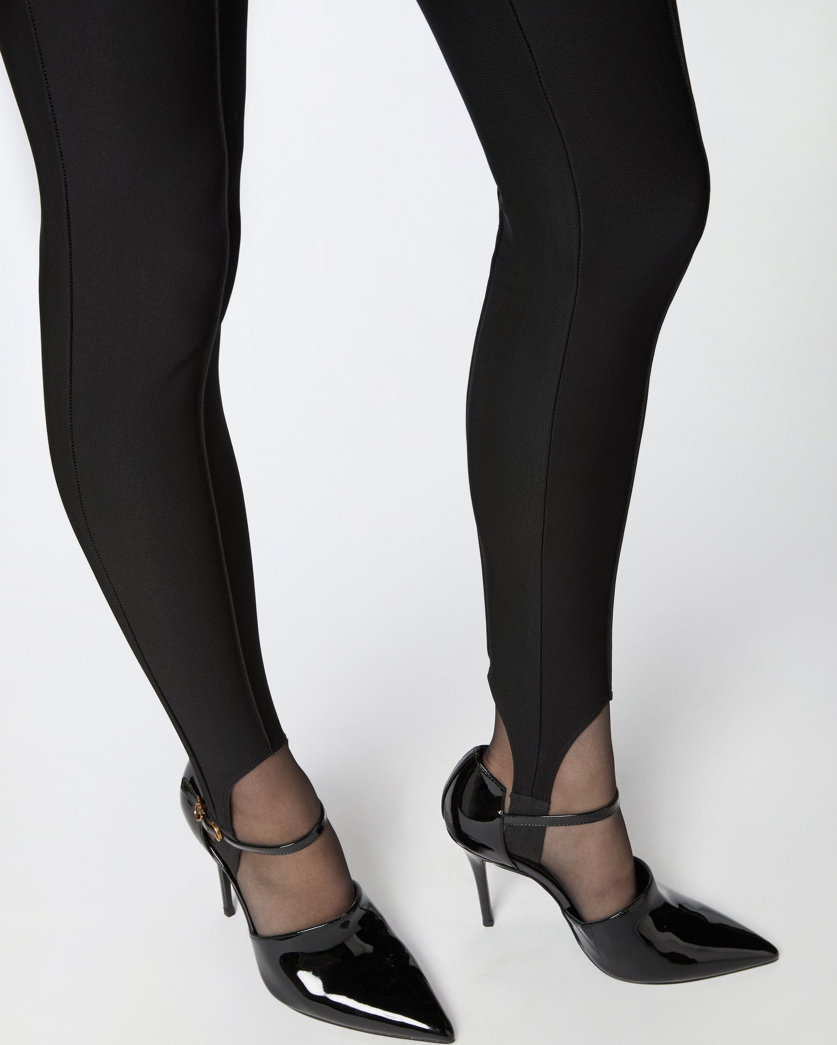 Pantalone Aderente Tecnico / Nero - Ideal Moda