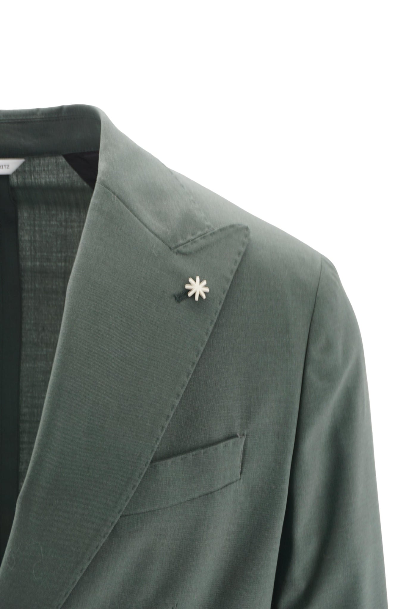 Abito con Rever a Lancia / Verde - Ideal Moda