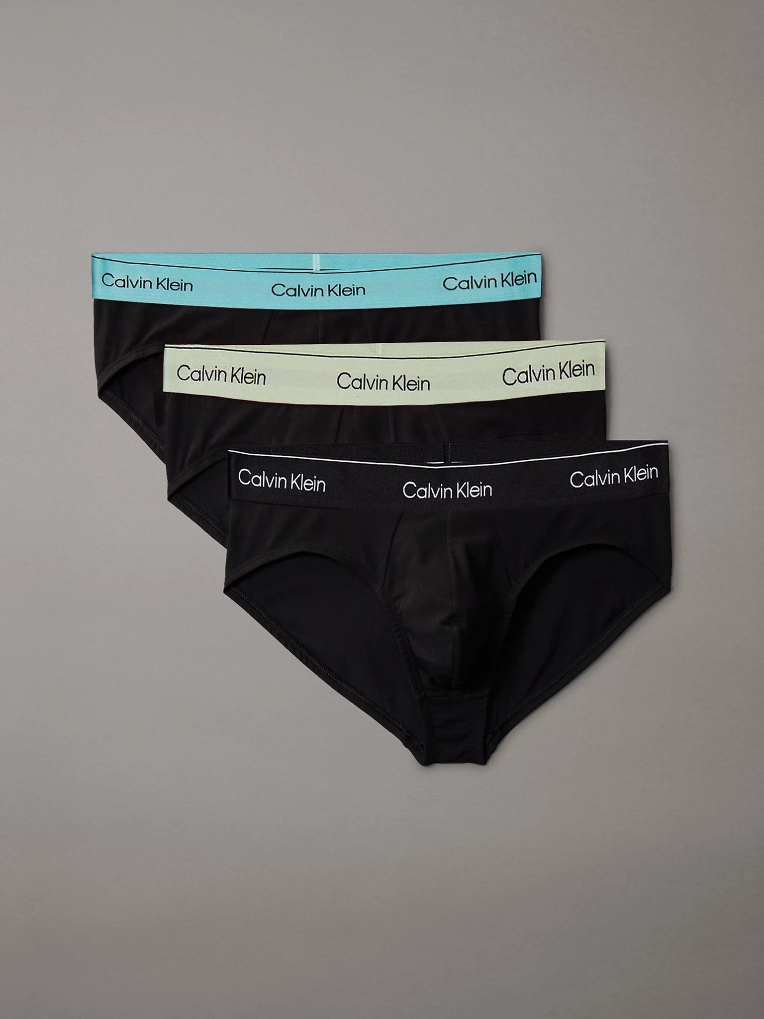 Slip in Confezione da 3 / Nero - Ideal Moda