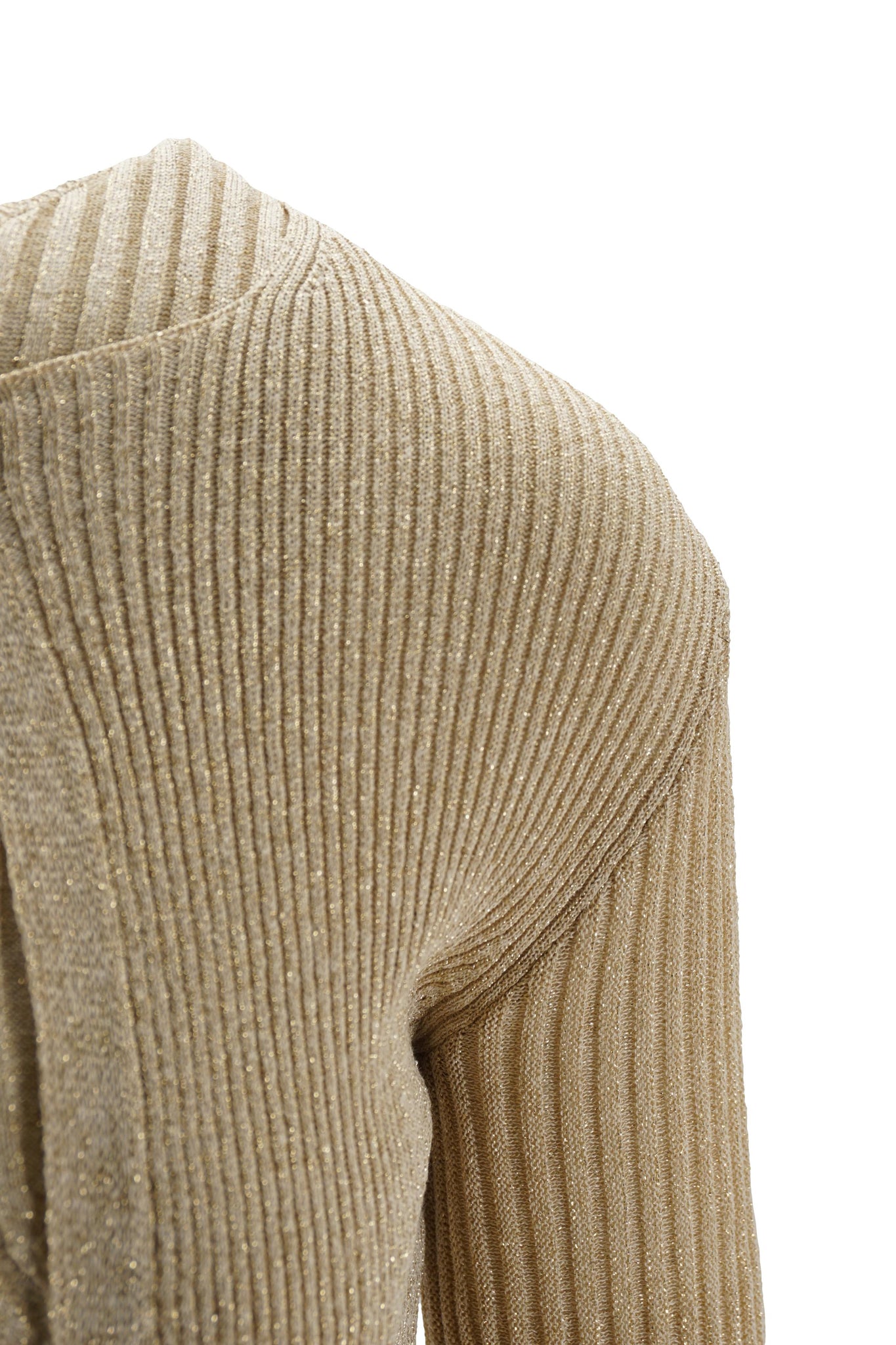 Maglia con Maniche Lunghe a Campana / Beige - Ideal Moda