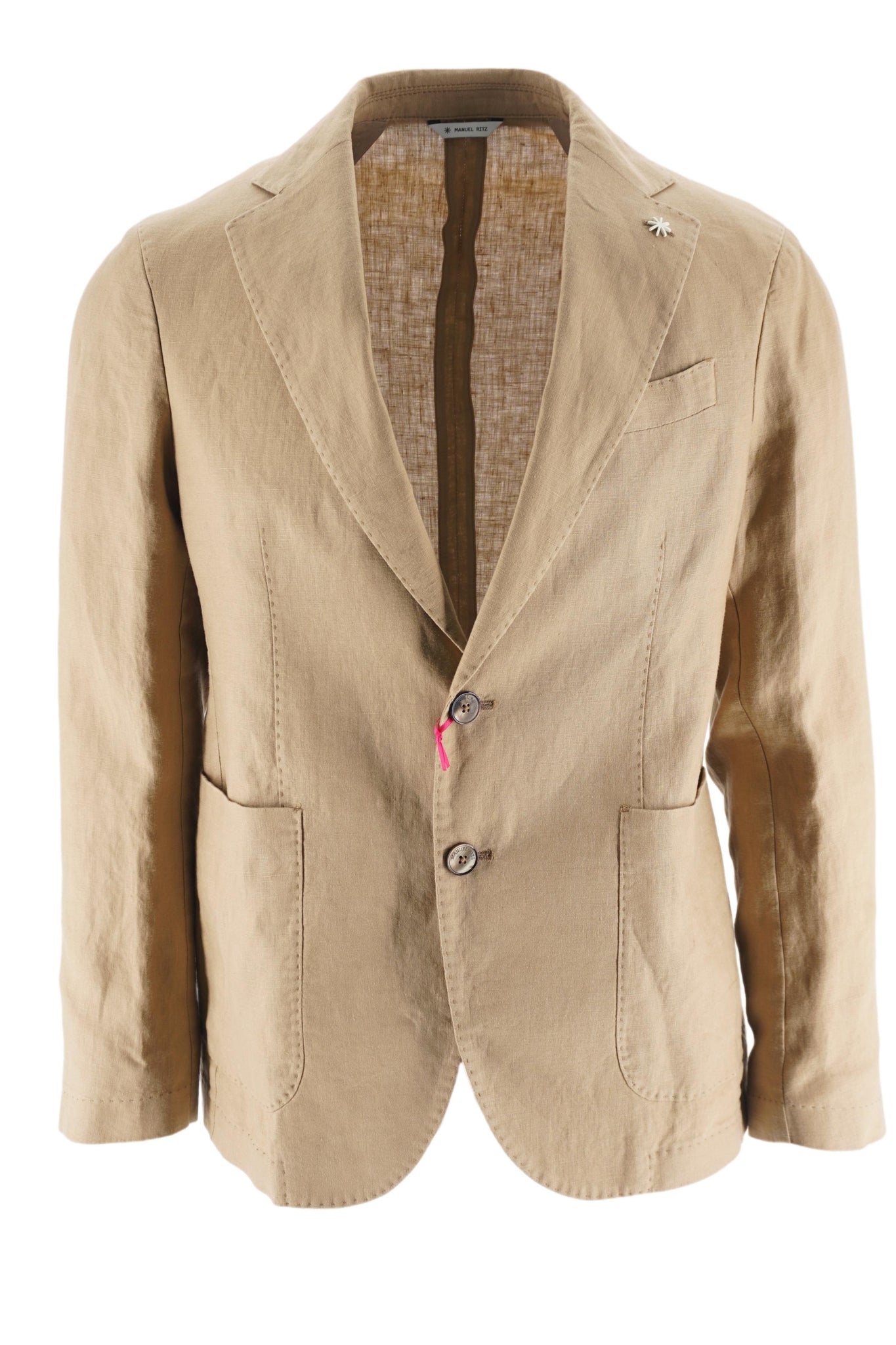 Abito Slim Fit in Lino Manuel Ritz / Beige - Ideal Moda