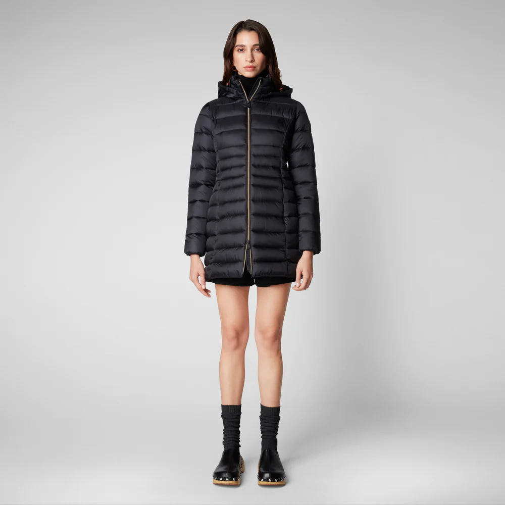 Piumino Lungo Reese / Nero - Ideal Moda