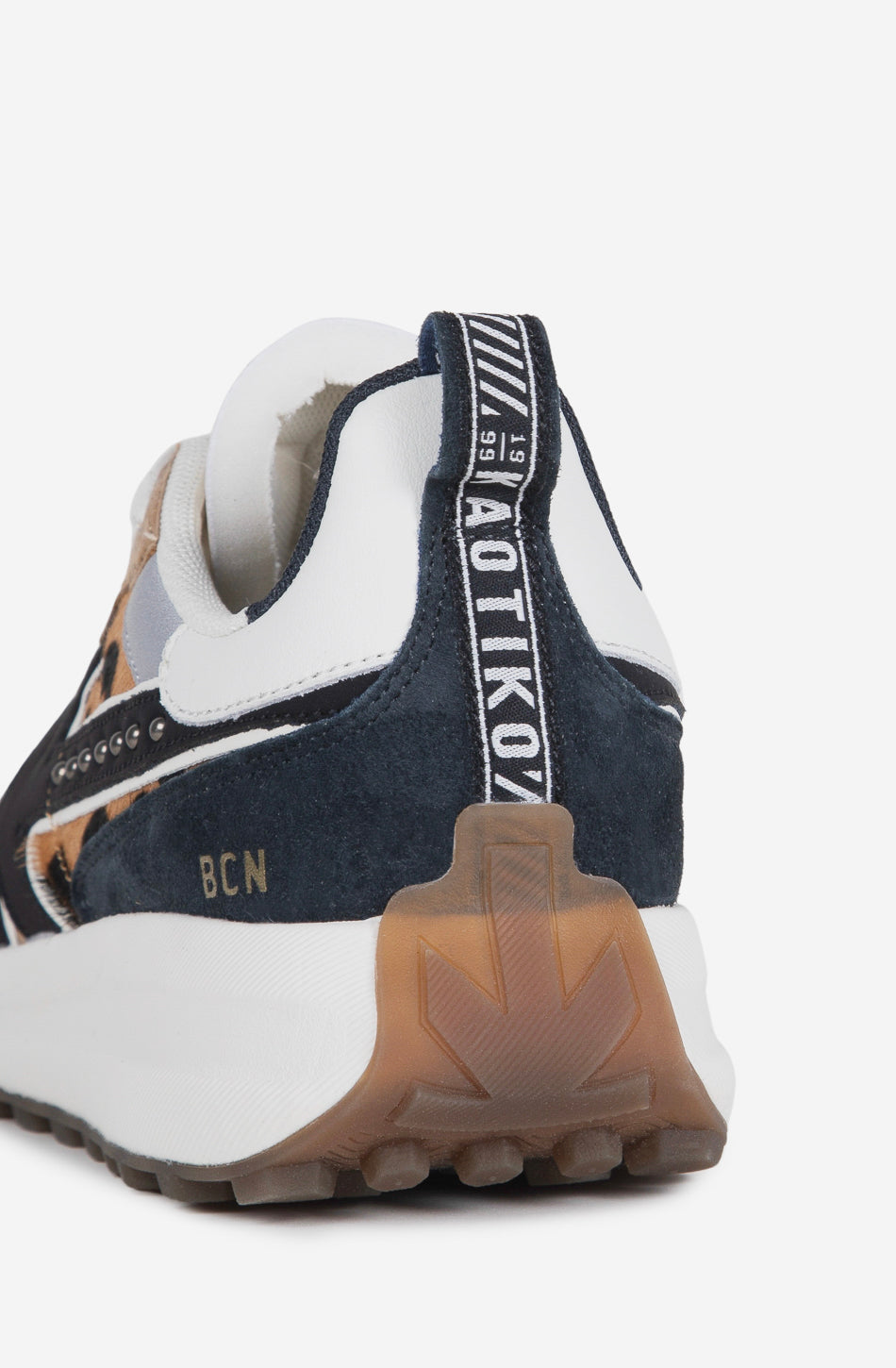 Sneaker Detroit Glam in Camoscio / Beige