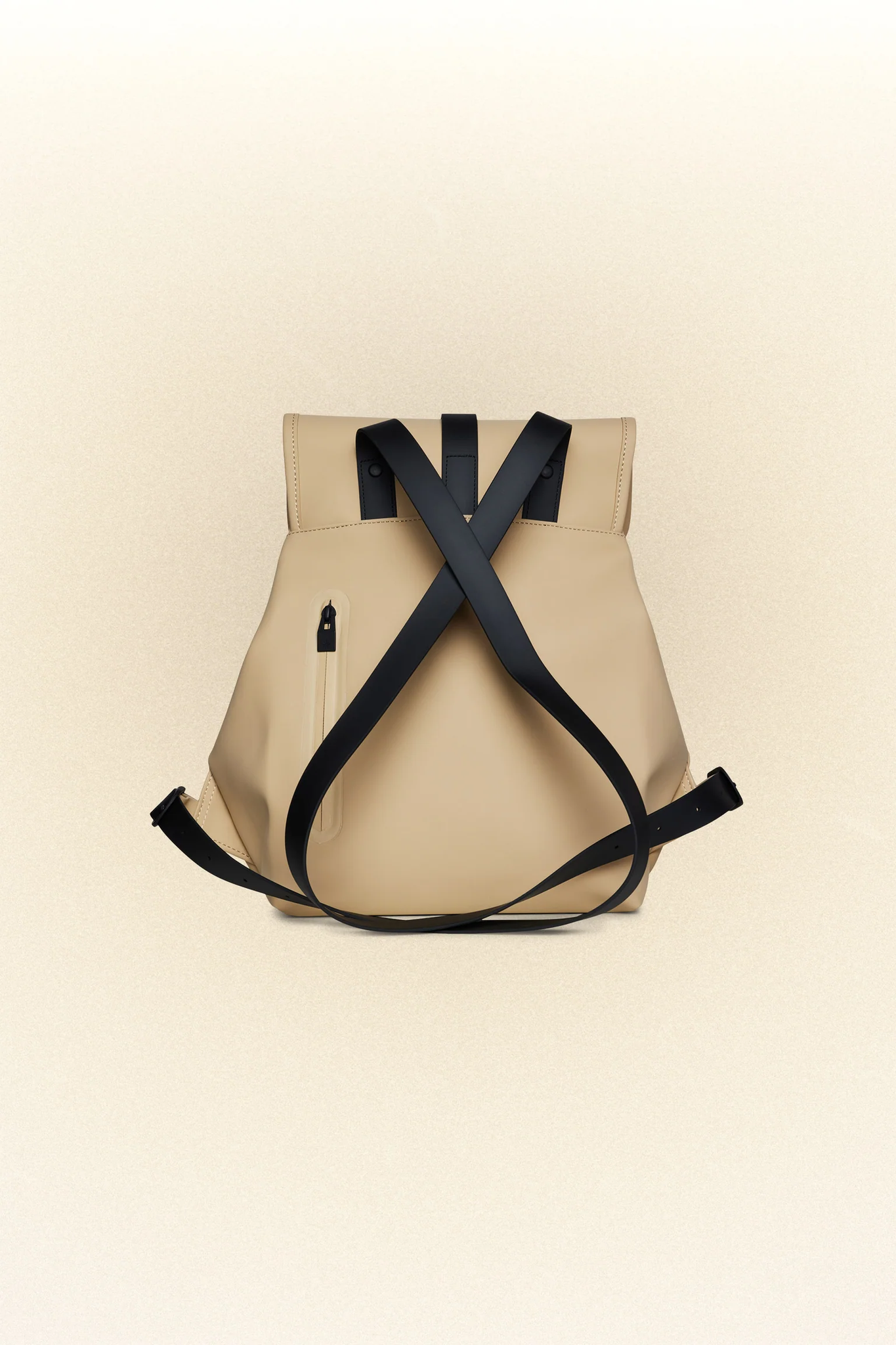Zaino Bucket in Tessuto Tecnico / Beige - Ideal Moda