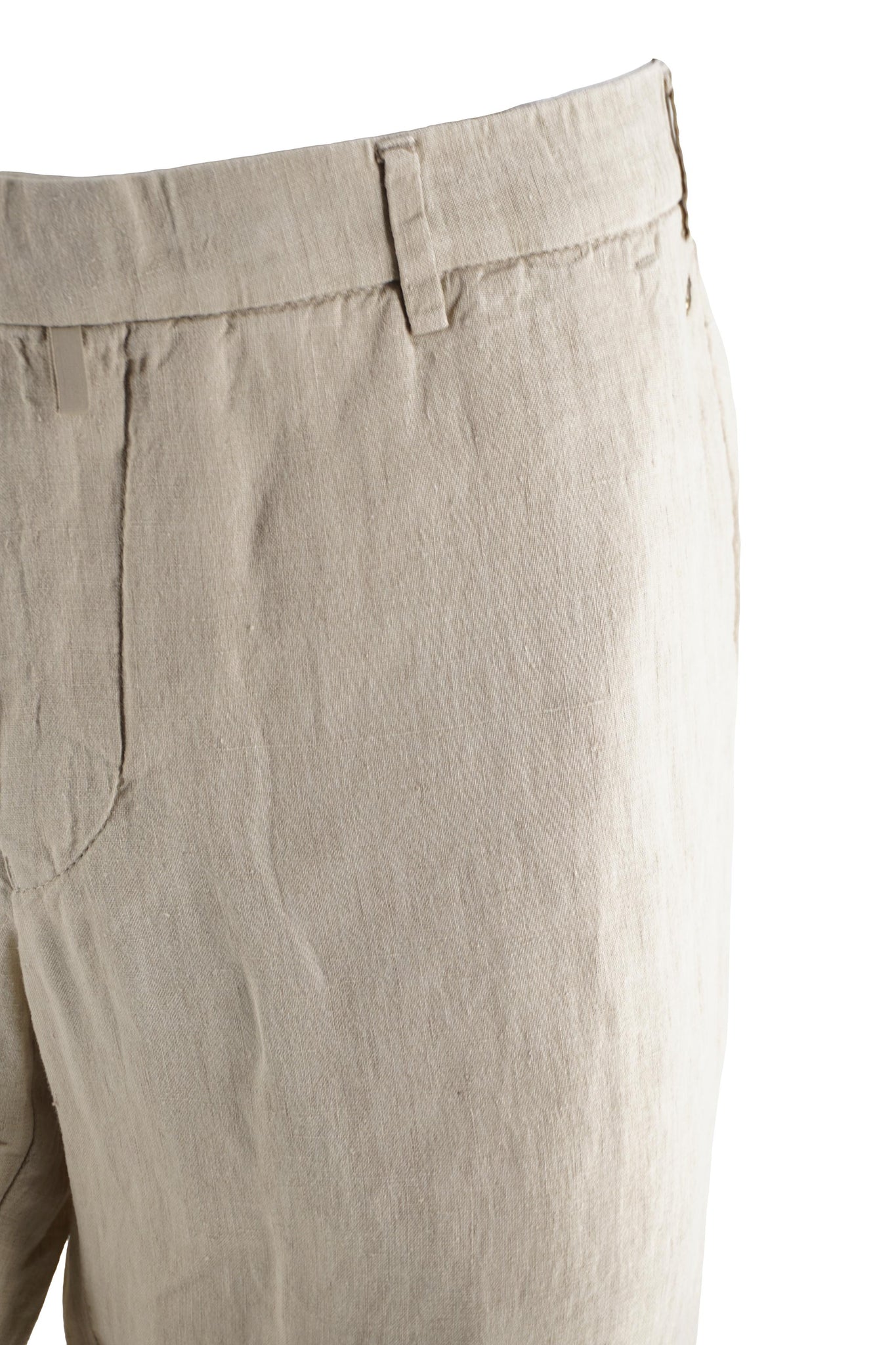 Pantalone in Lino Modello Bonn / Beige - Ideal Moda