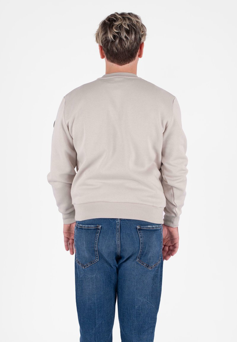Felpa Girocollo con Logo / Grigio