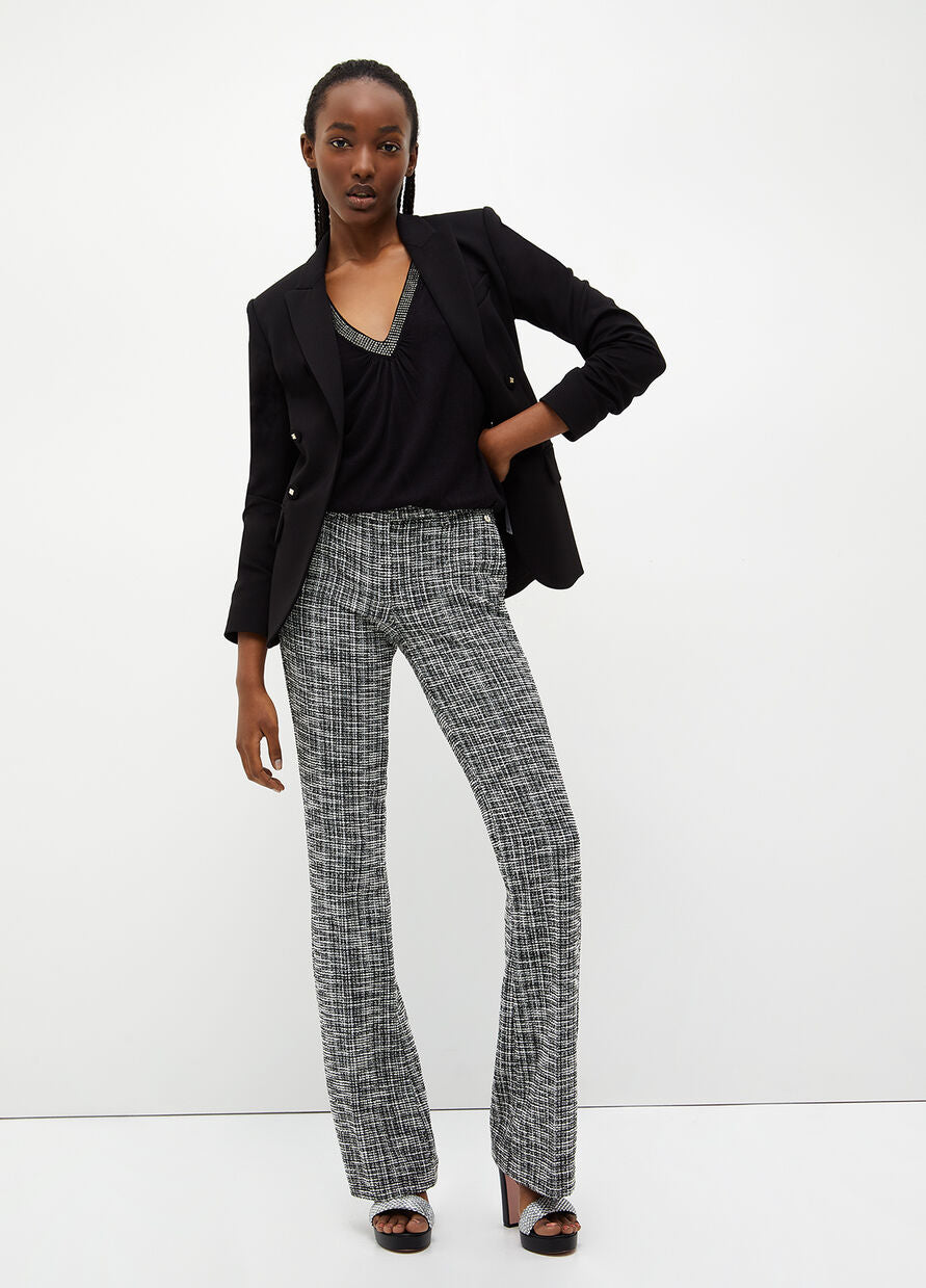 Blazer Doppiopetto Slim / Nero - Ideal Moda