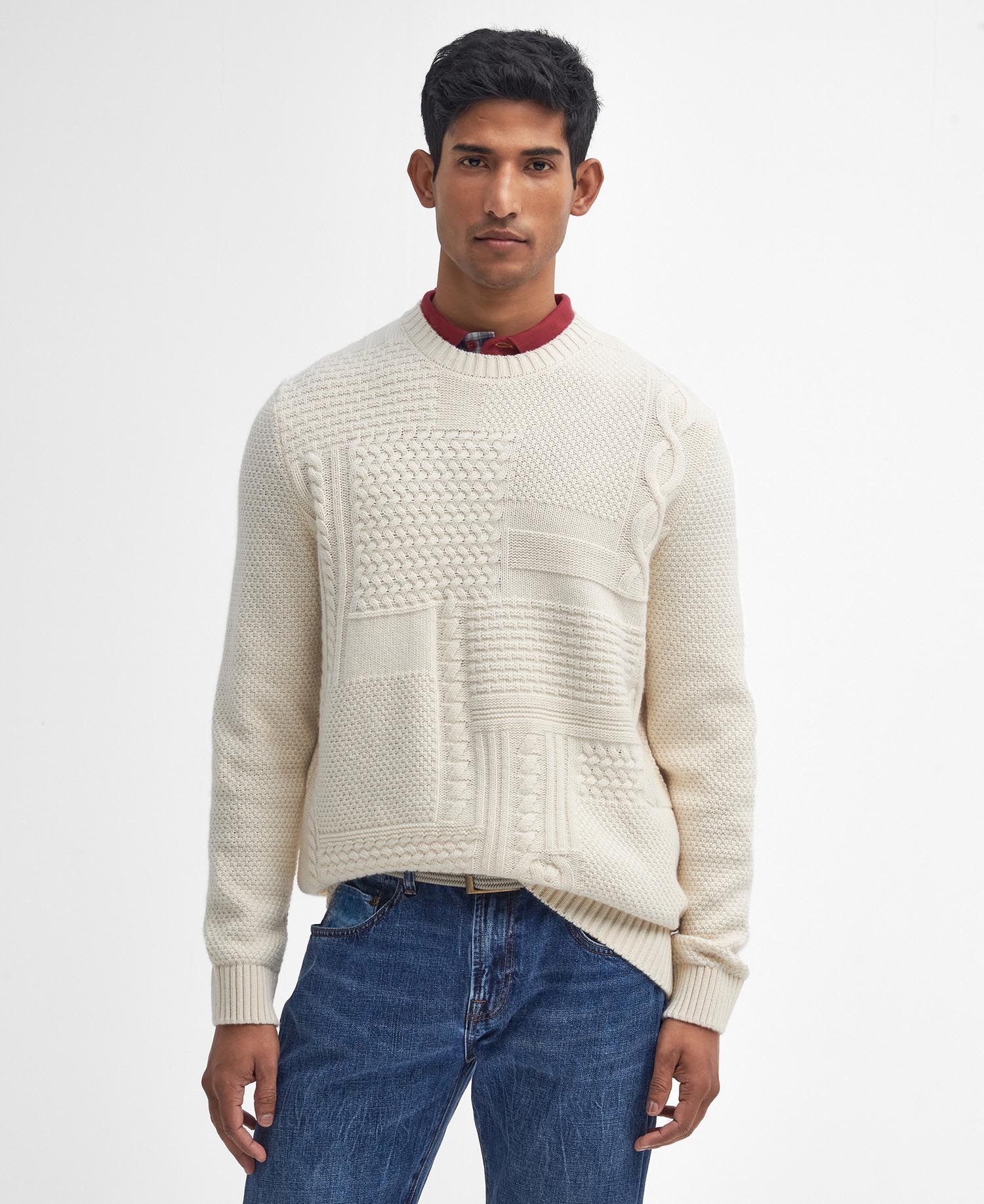 Maglione a Trecce Casey / Bianco - Ideal Moda