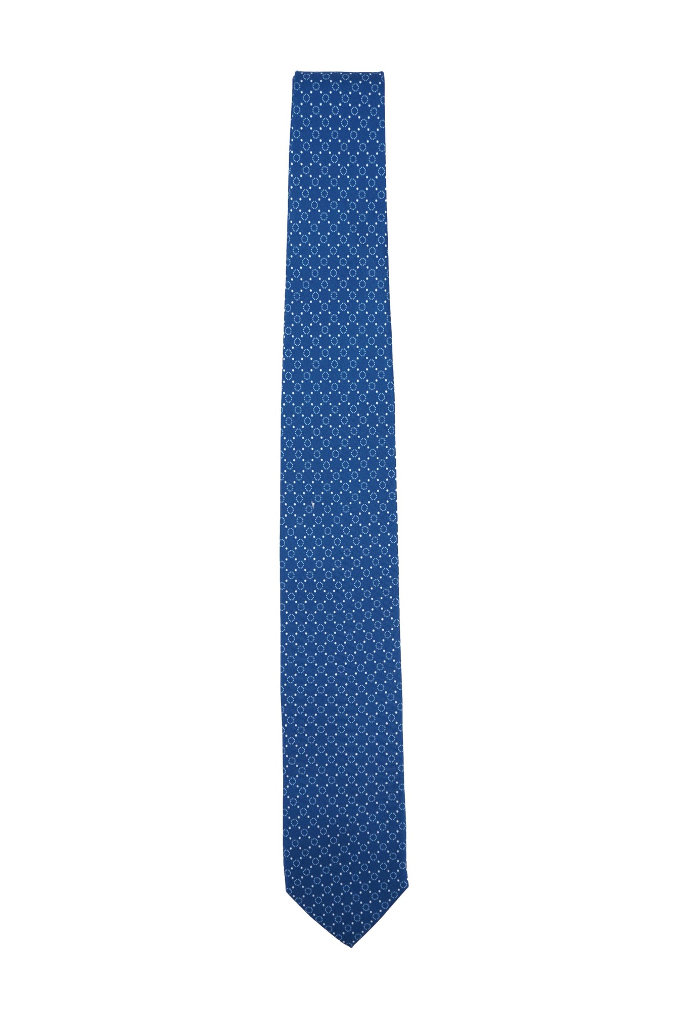 Cravatta in seta con Fantasia Fefè / Bluette - Ideal Moda