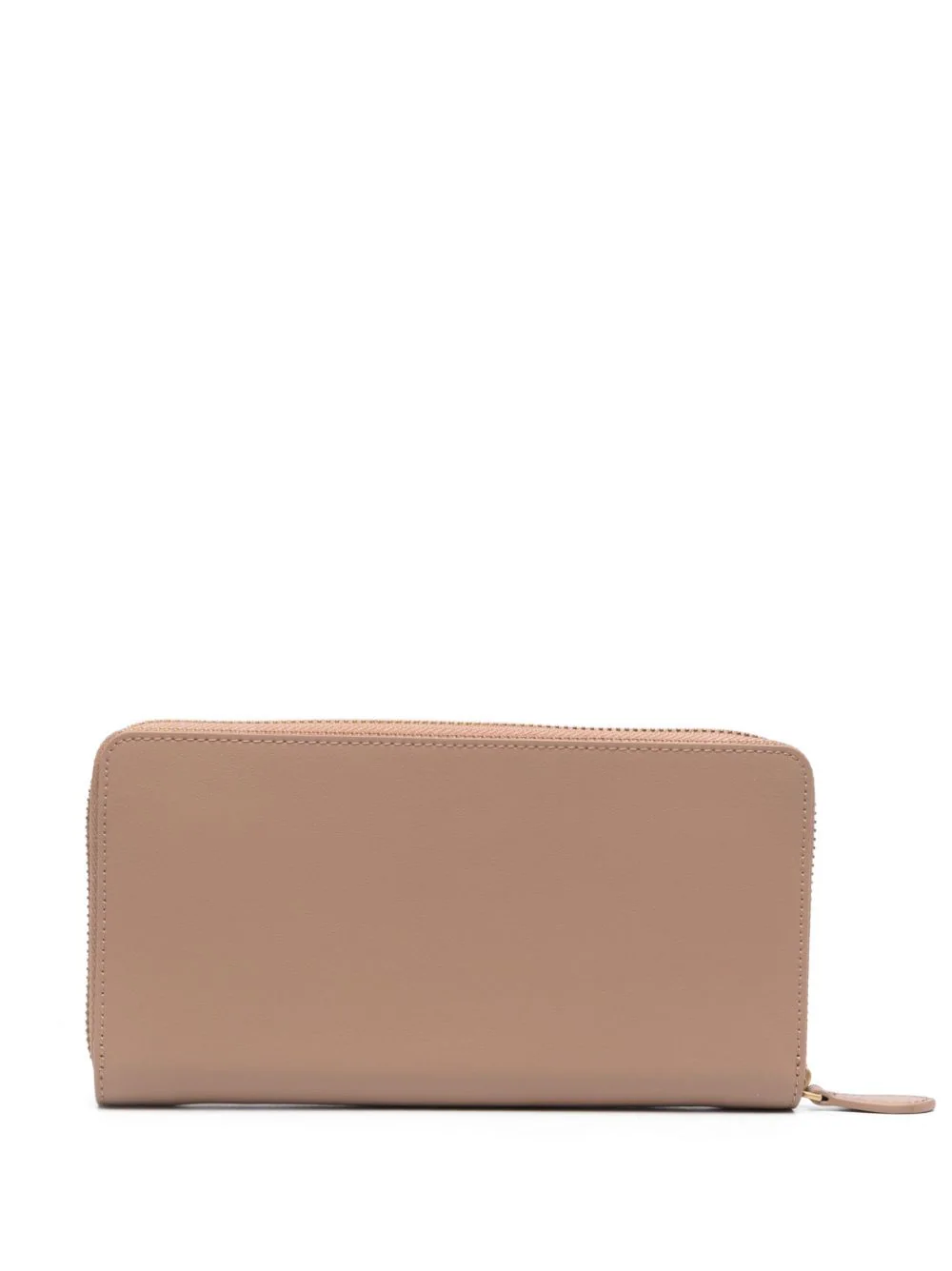 Portafoglio Zip Around in Pelle / Beige - Ideal Moda