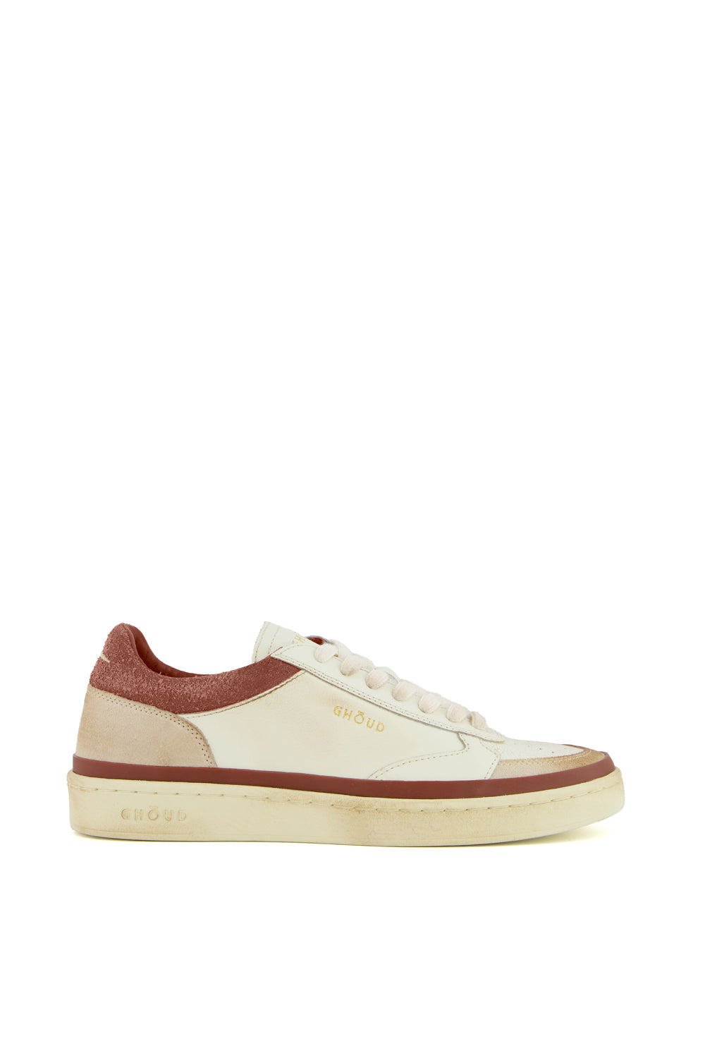 Sneaker in Pelle Pads / Bianco