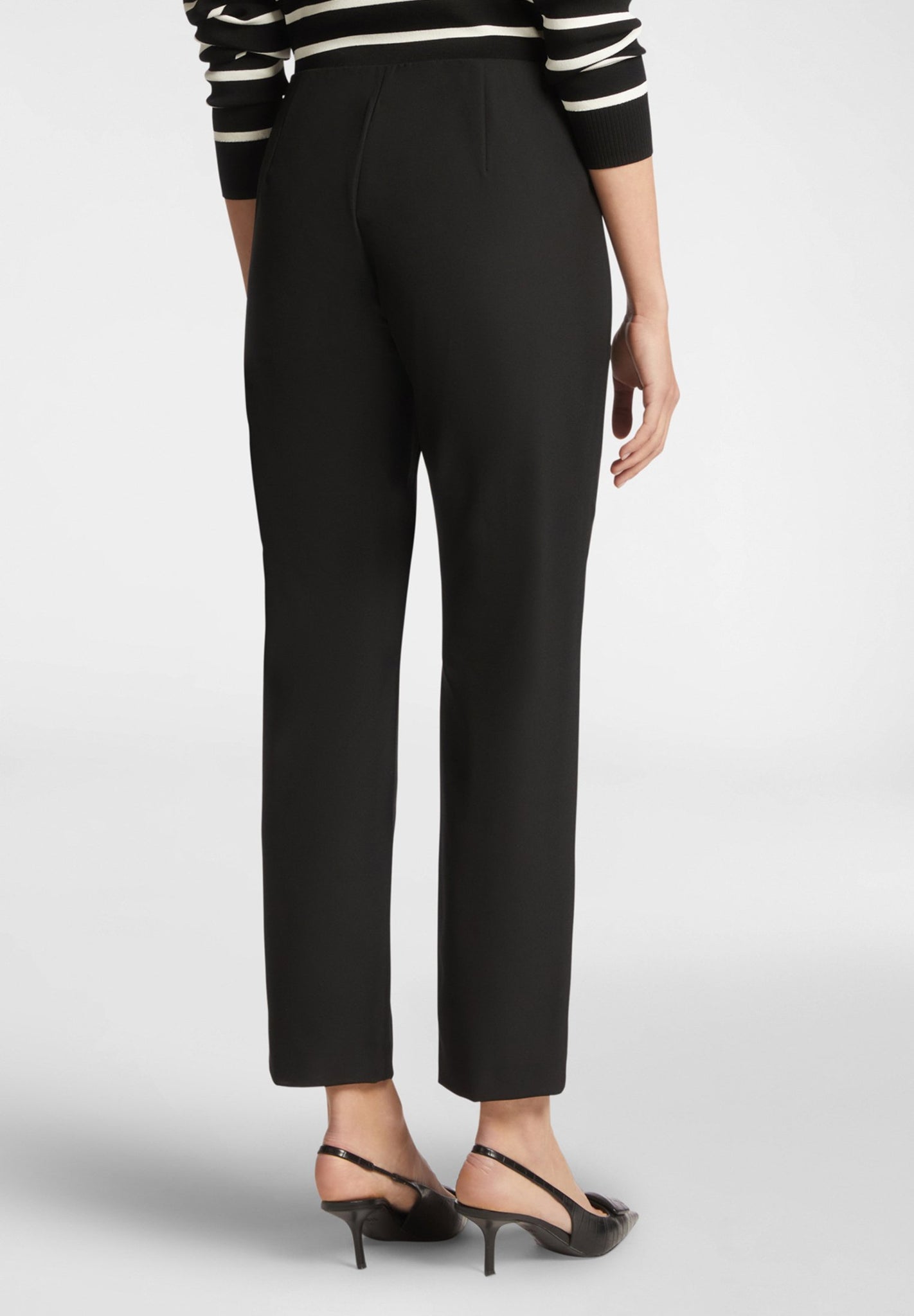 Pantalone Vita Alta / Nero - Ideal Moda