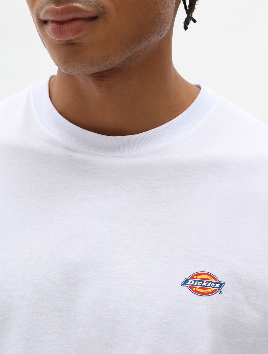 T-Shirt in Jersey con Logo / Bianco - Ideal Moda