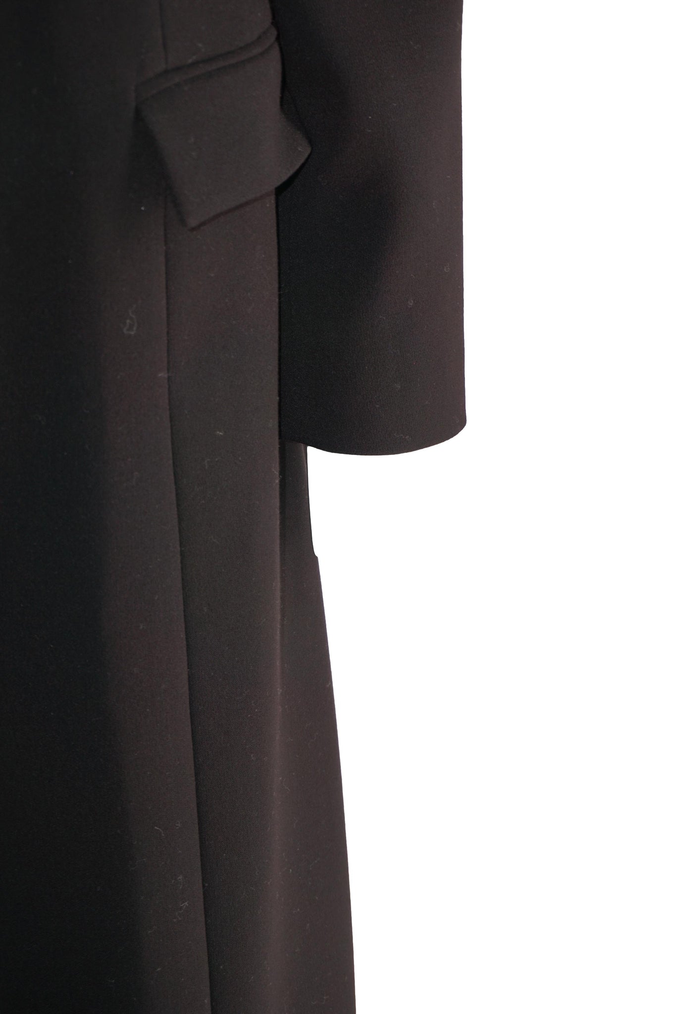 Cappotto Lungo Elegante / Nero - Ideal Moda