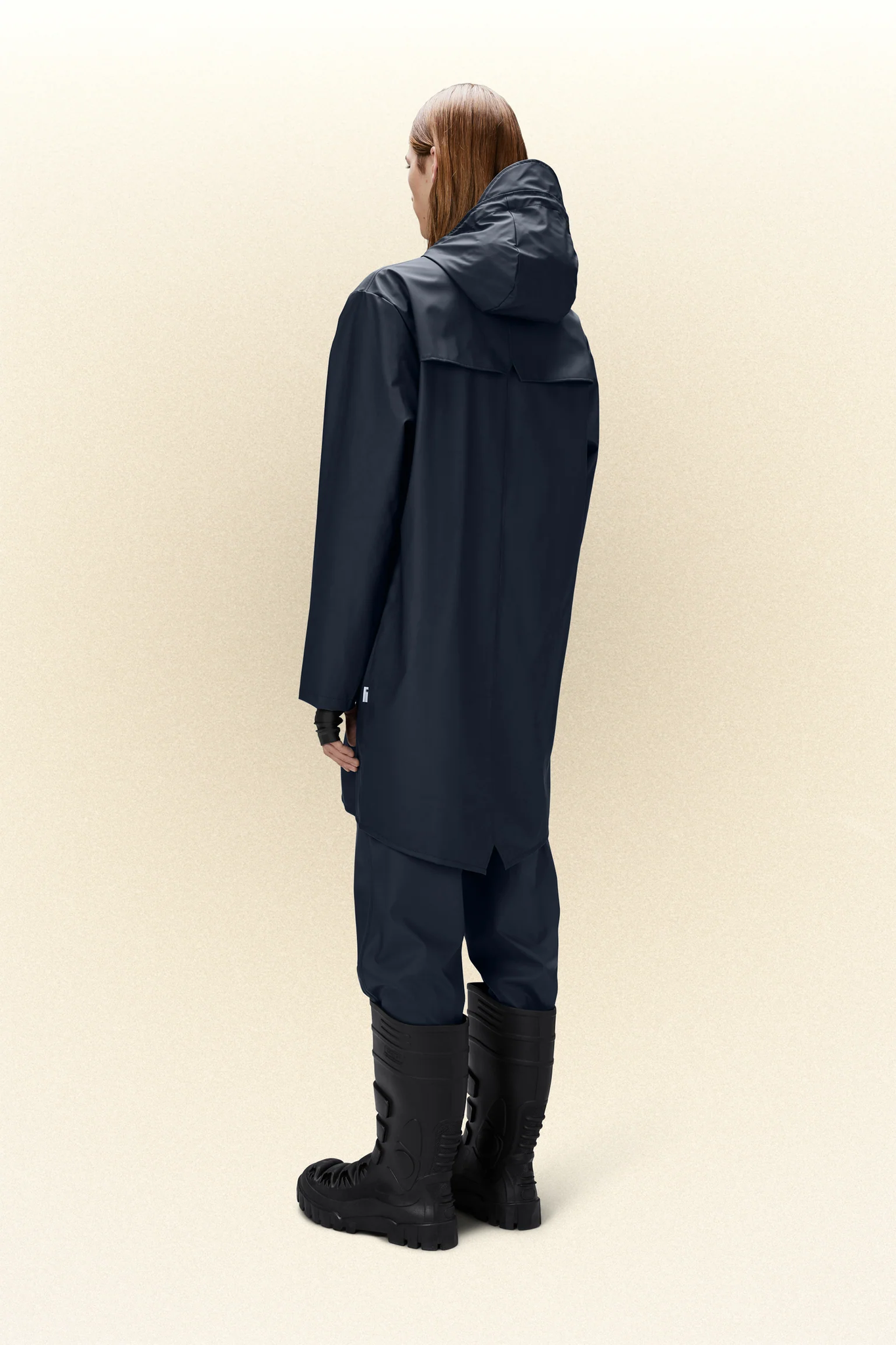 Giacca Lunga Unisex Impermeabile / Blu - Ideal Moda