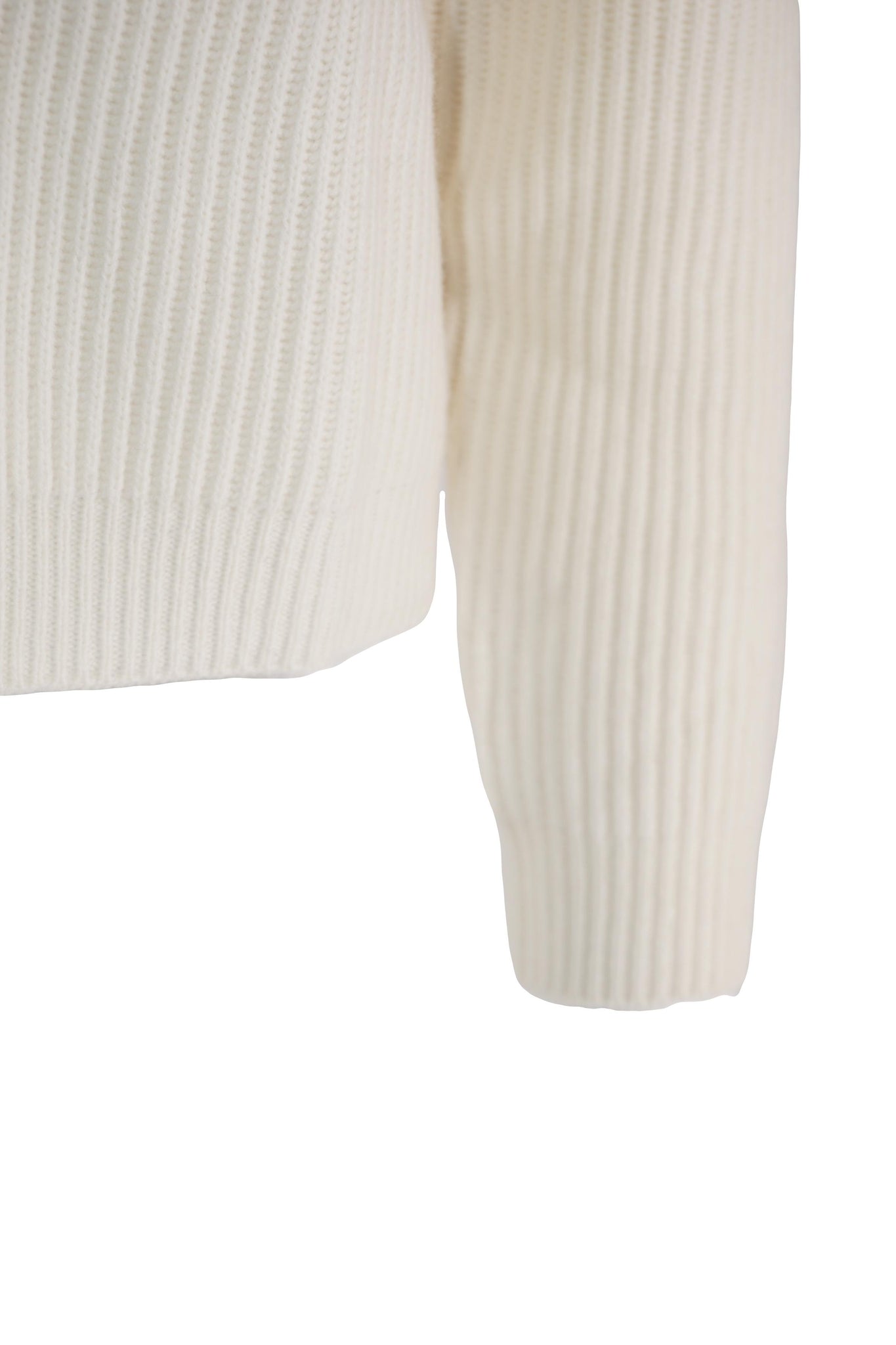 Maglia Cardigan con Bottoni Gioiello / Bianco - Ideal Moda
