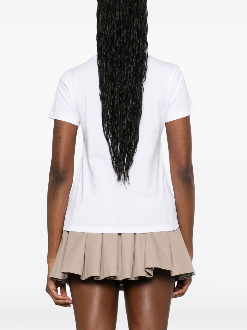 T-Shirt con Stampa / Bianco - Ideal Moda