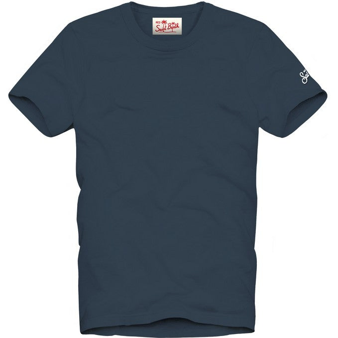 T-Shirt Dover con Logo / Blu - Ideal Moda