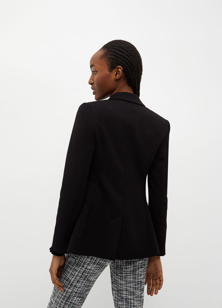 Blazer Doppiopetto Slim / Nero - Ideal Moda