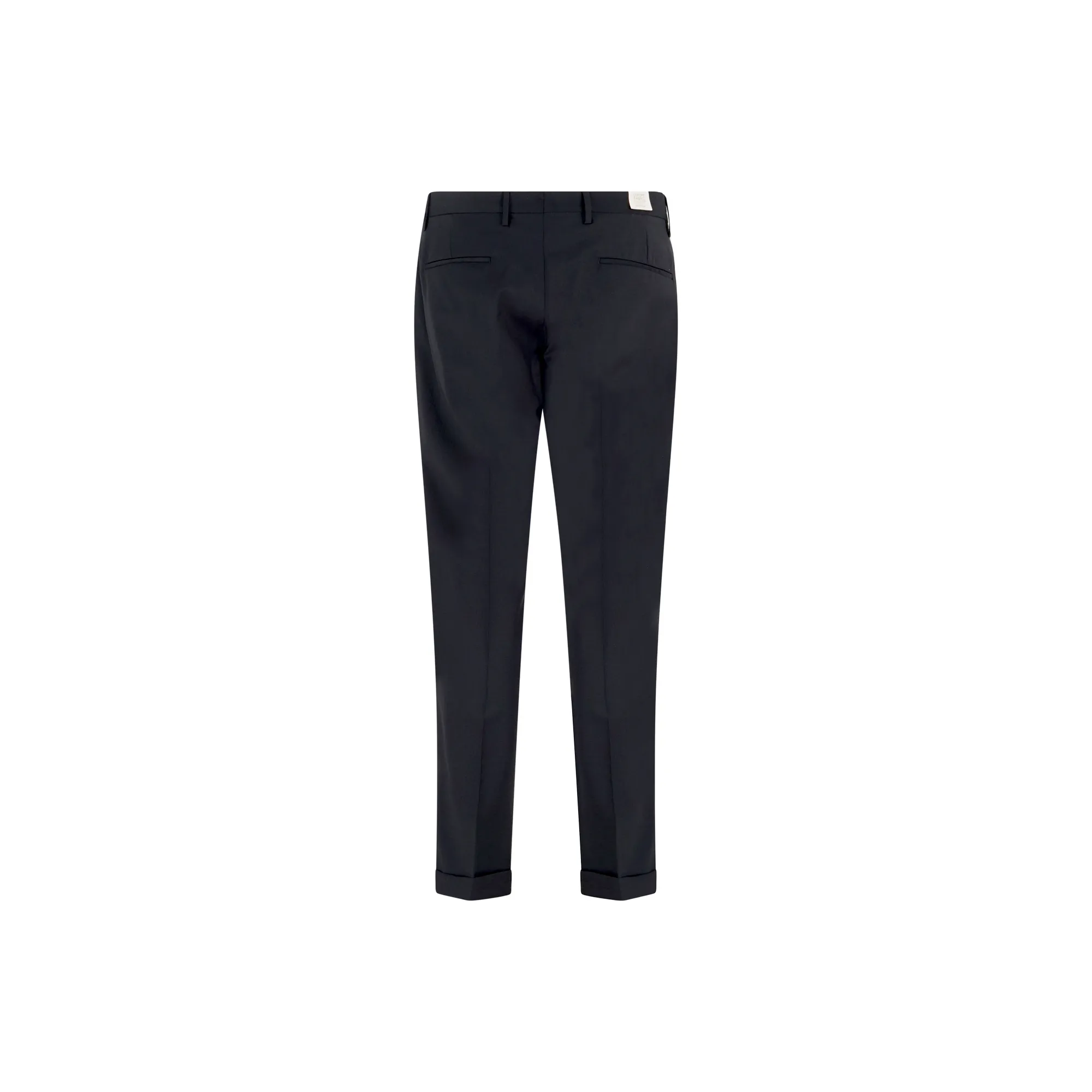 Pantalone Sartoriale in Lana Tiberios / Nero - Ideal Moda