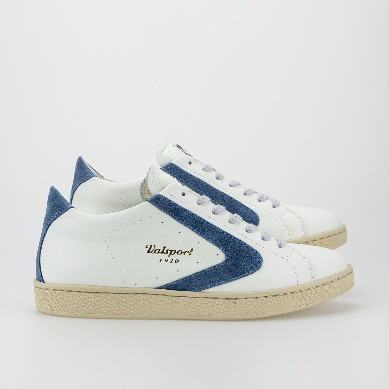 Sneaker in Pelle Tournament Nappa Suede / Bianco - Ideal Moda