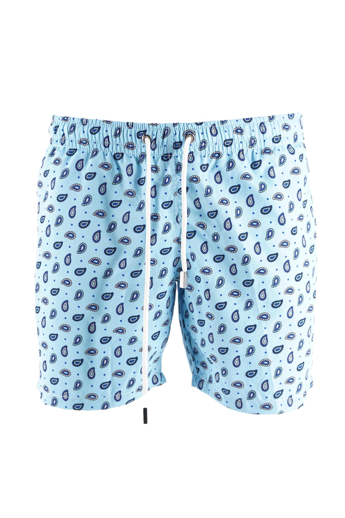 Costume da Mare con Fantasia / Celeste - Ideal Moda