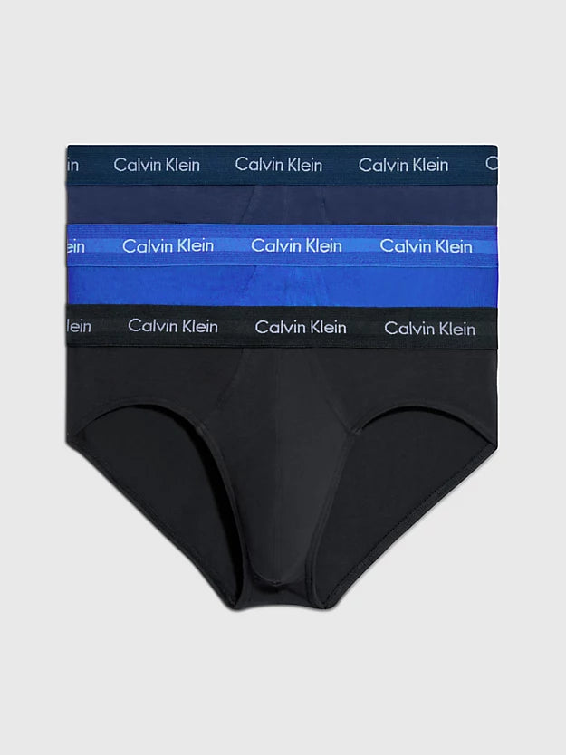 Slip con Logo in Confezione da 3 / Blu - Ideal Moda
