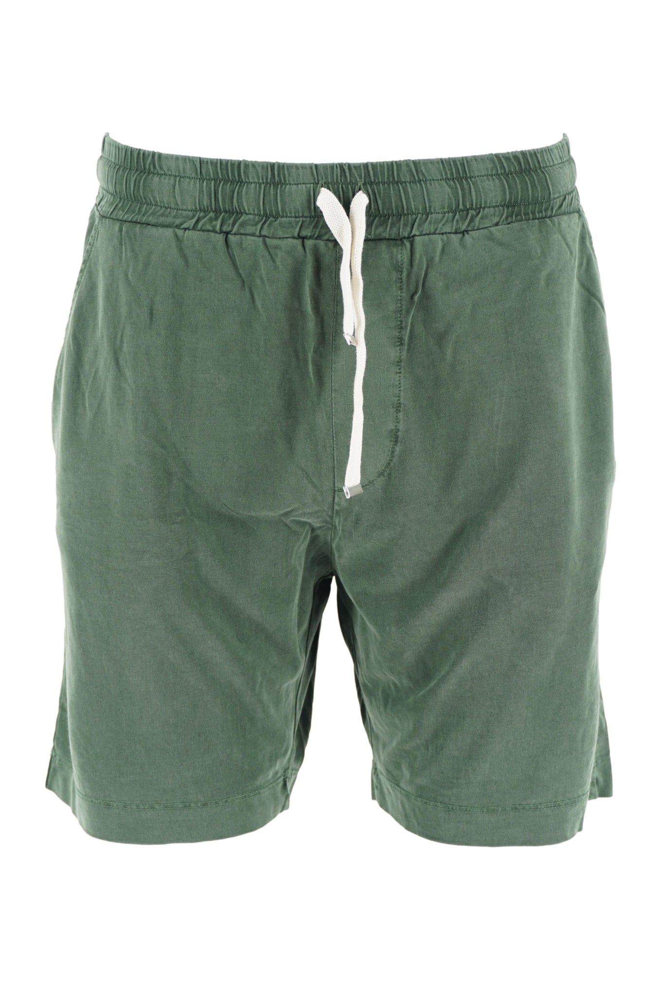 Pantaloncino in Jersey Lavato / Verde - Ideal Moda