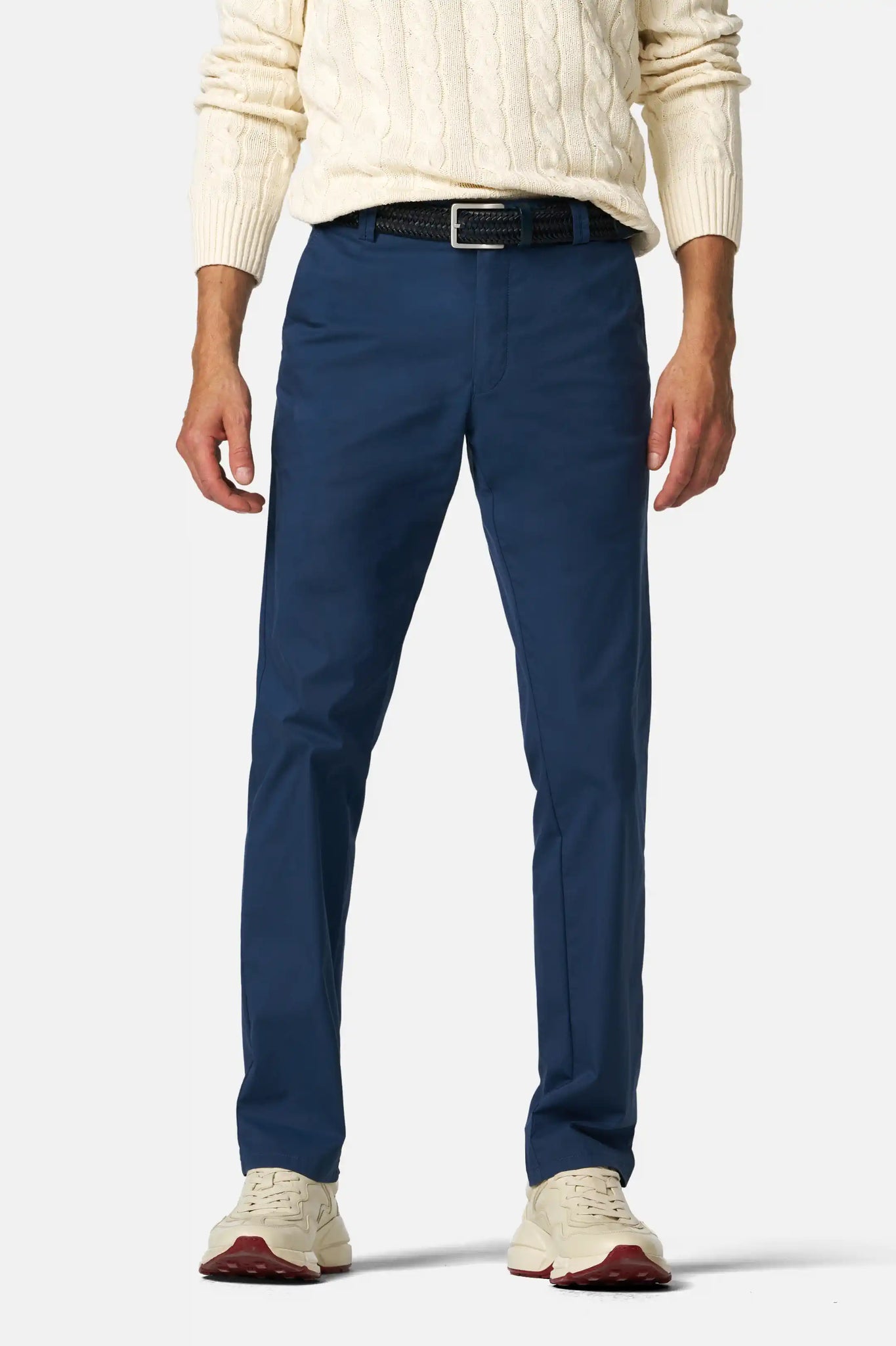 Pantalone Bonn in Cotone Ultra Leggero / Bluette - Ideal Moda