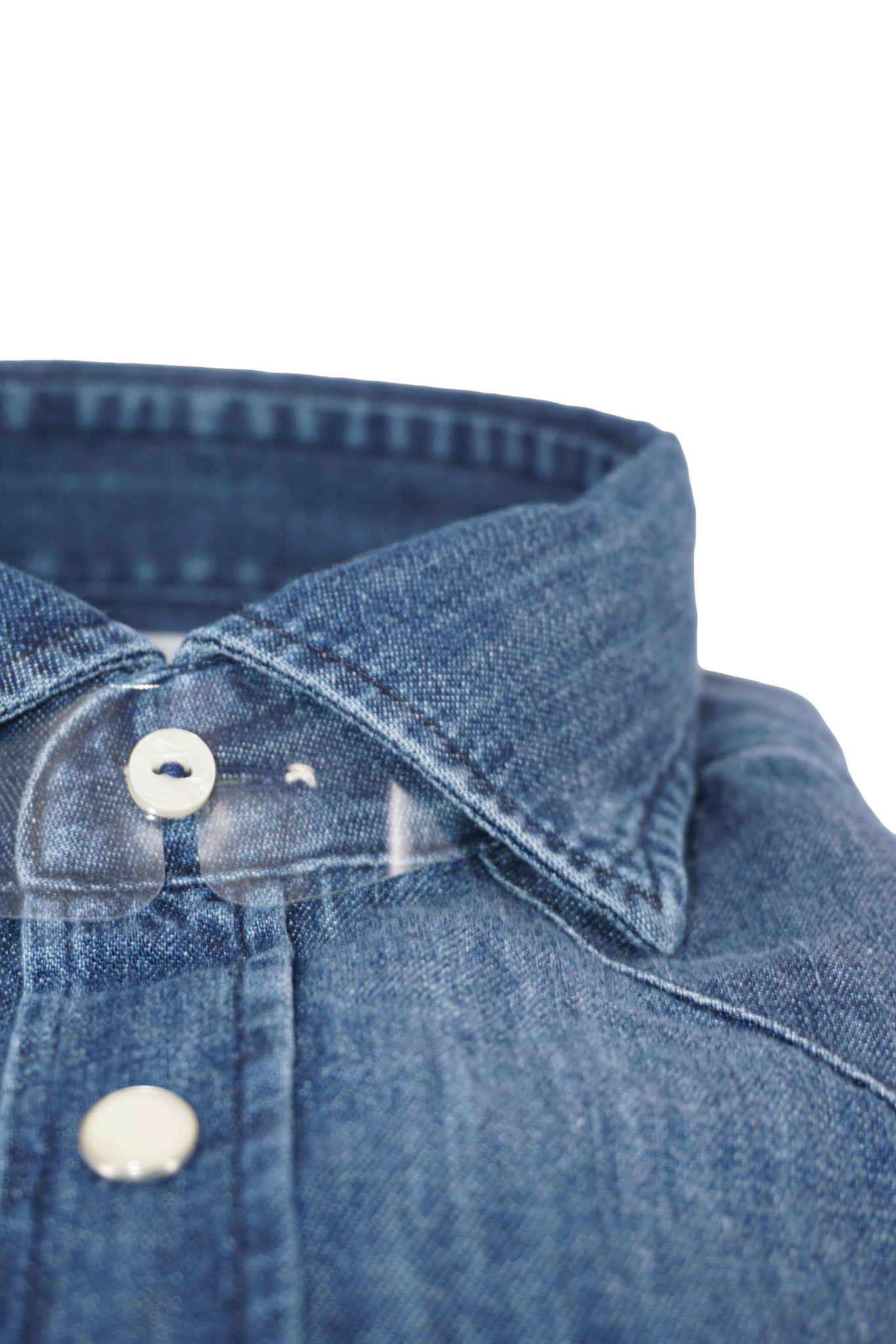 Camicia in Denim con Tasche / Jeans - Ideal Moda