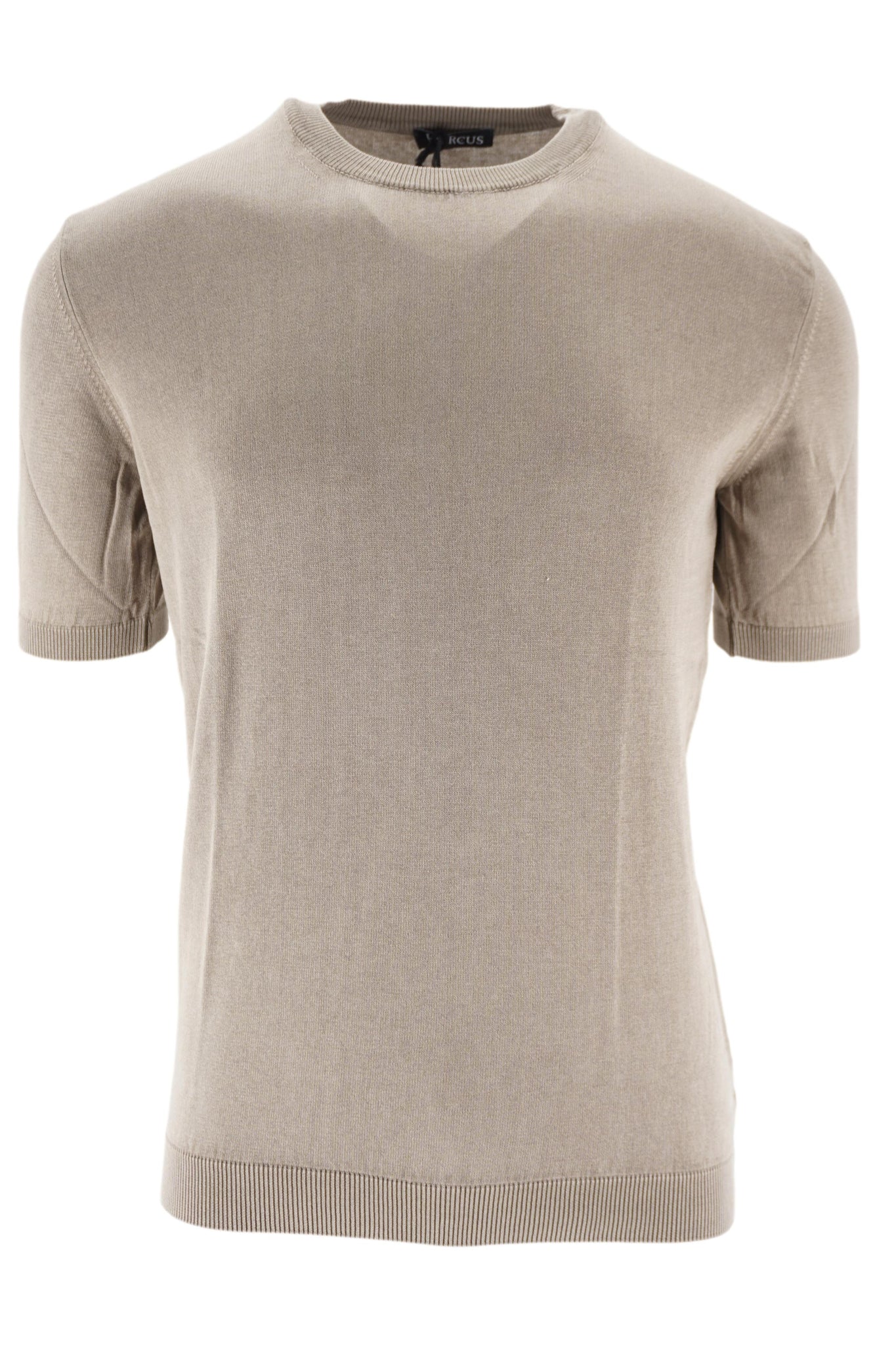 T-Shirt in Filo di Cotone Finezza 14 / Verde - Ideal Moda